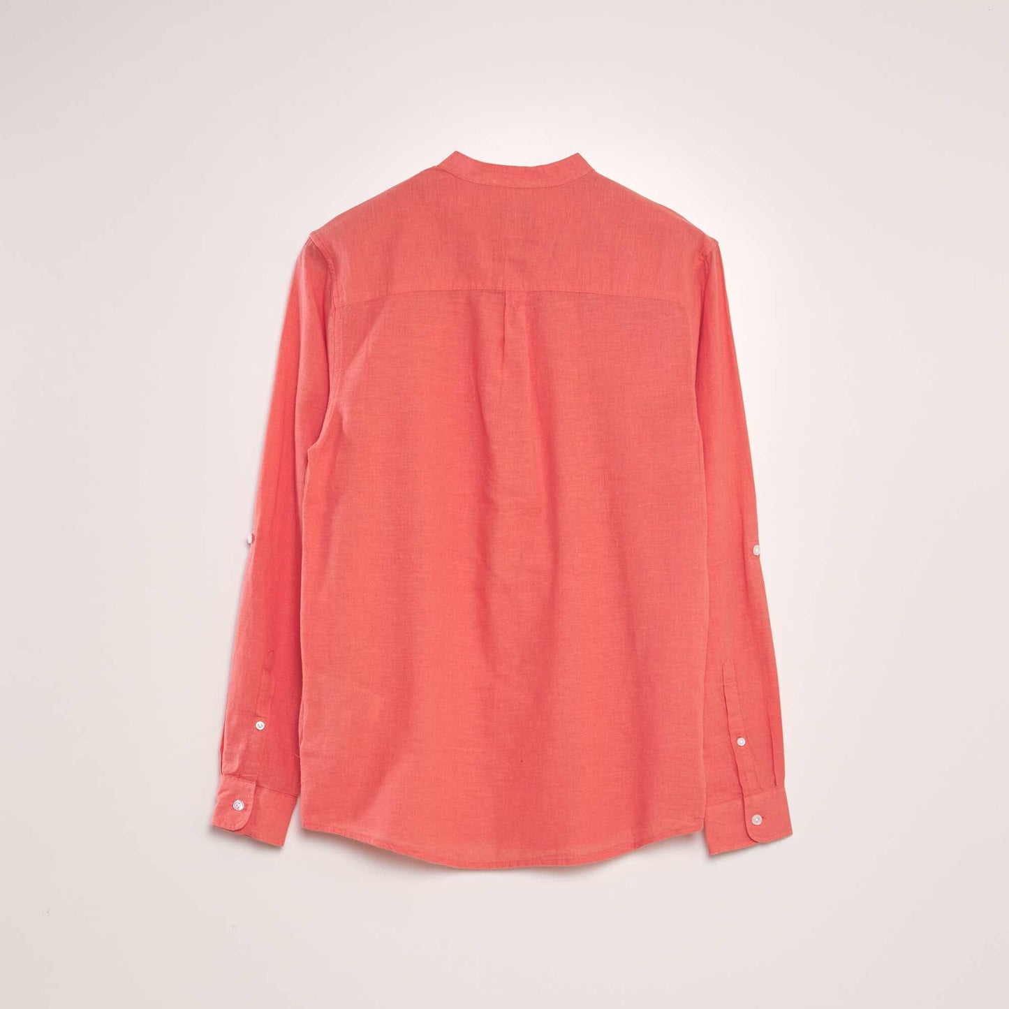 Chemise col mao Corail