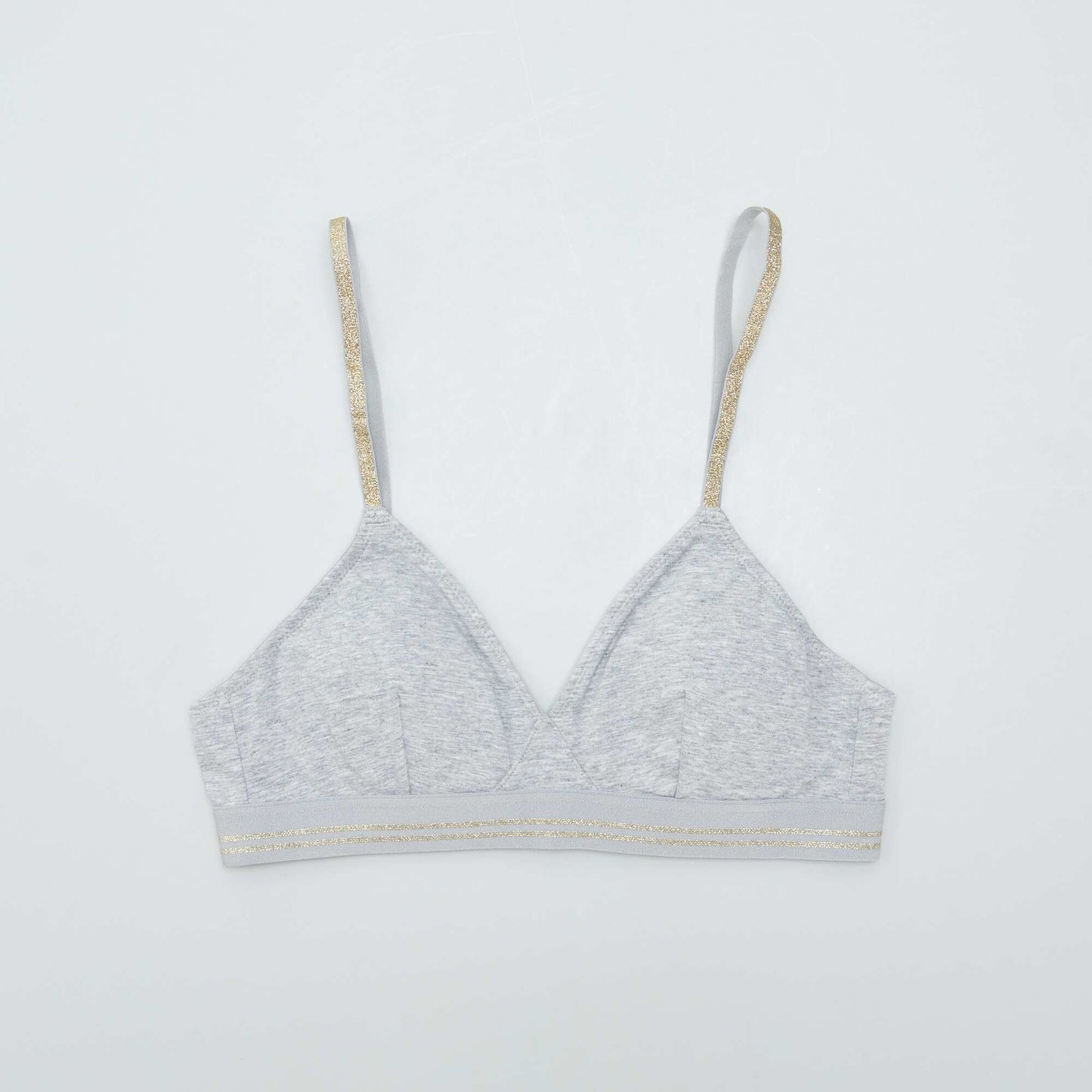 Soutien-gorge paillet Gris