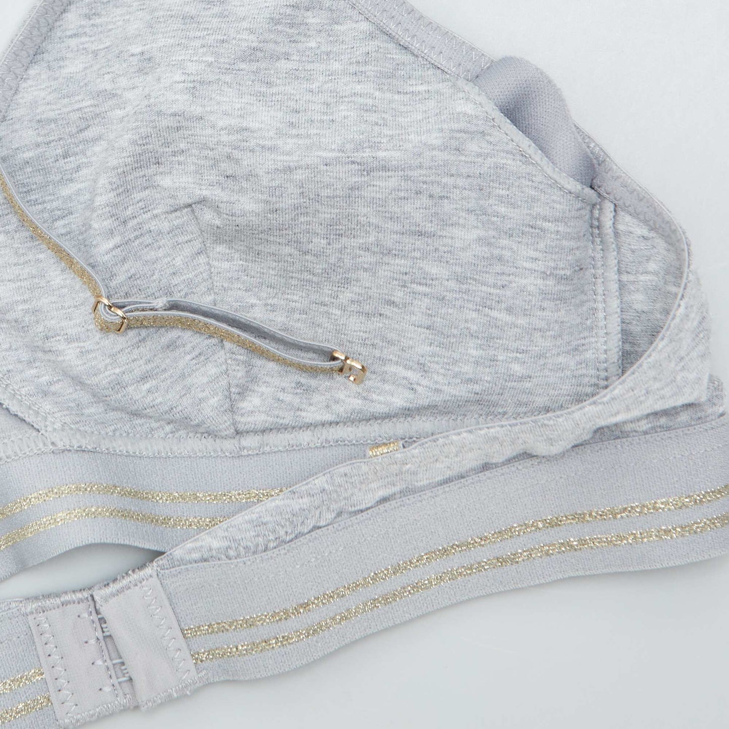 Soutien-gorge paillet Gris