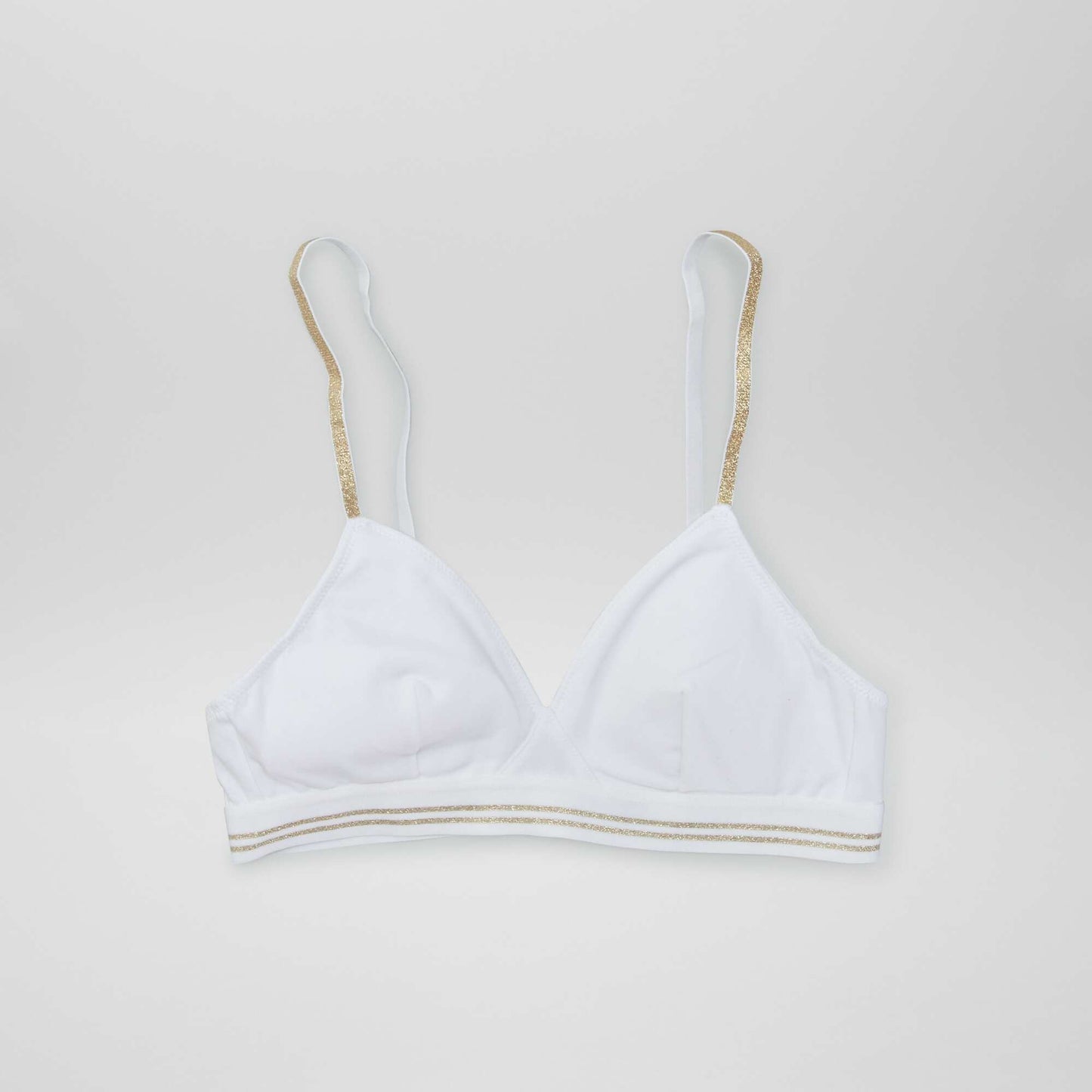 Soutien-gorge paillet blanc