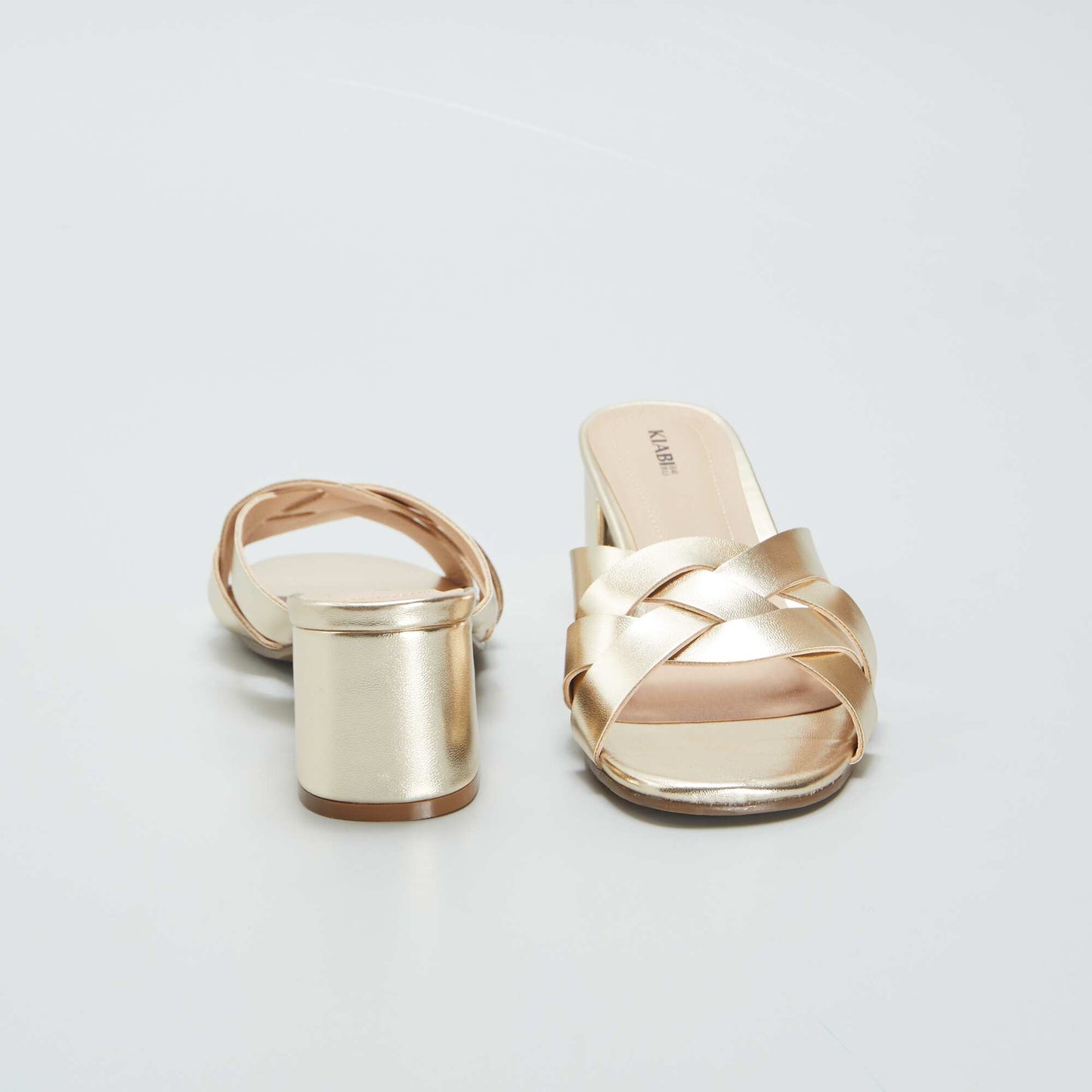 Mules talons dor es Dor