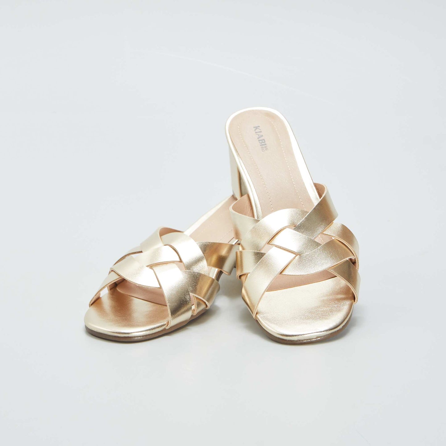 Mules talons dor es Dor