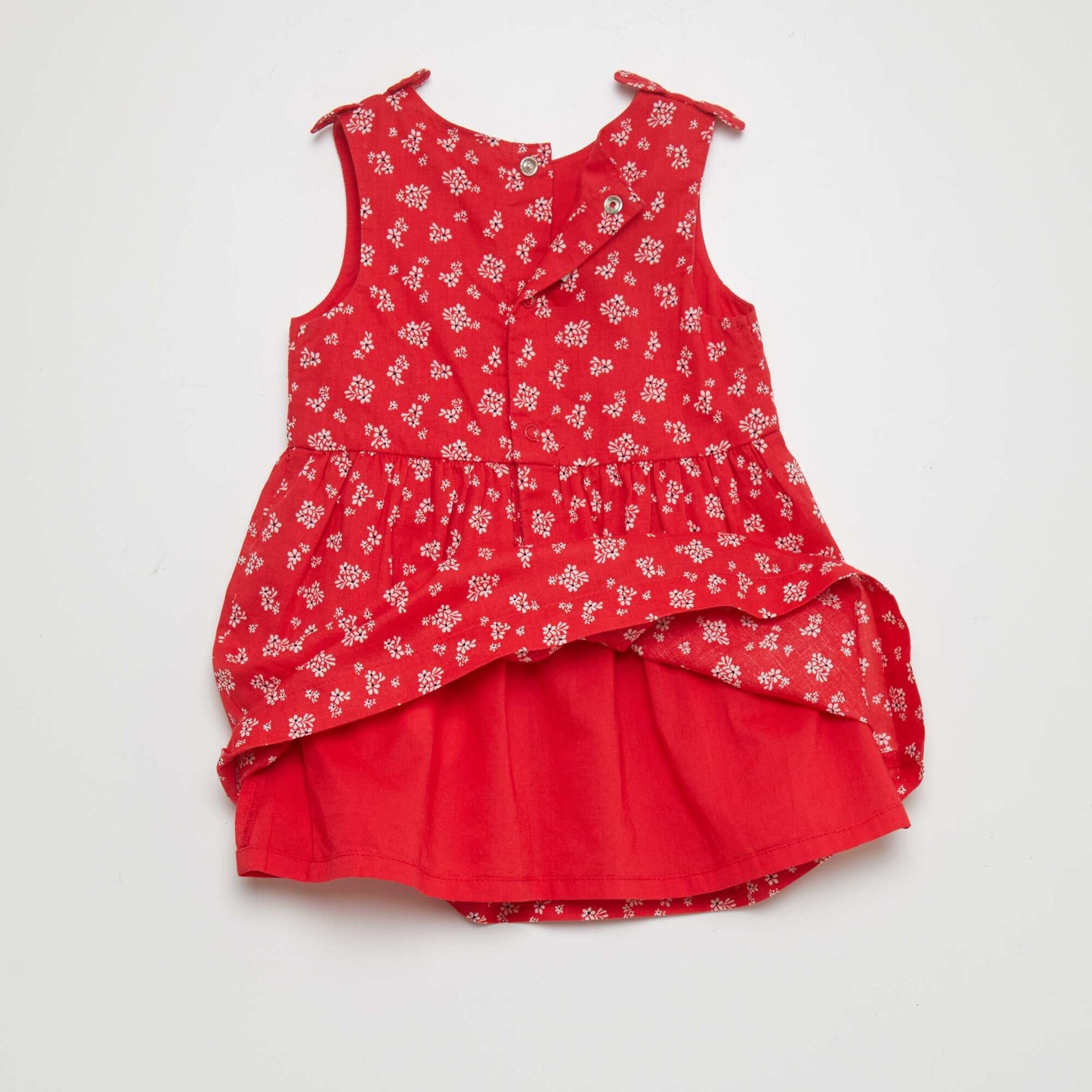 Robe sans manches motif Rouge