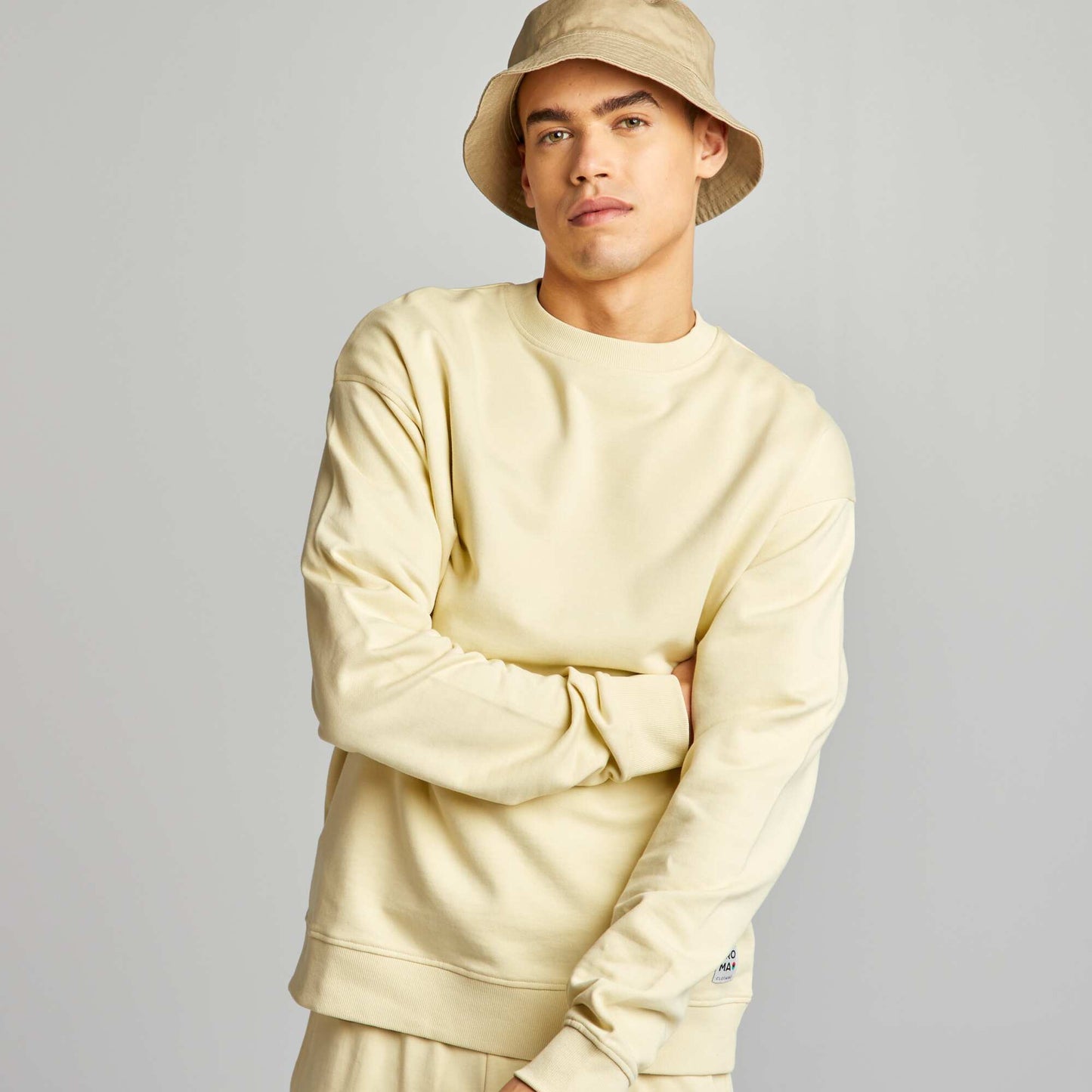 Sweat en molleton Beige
