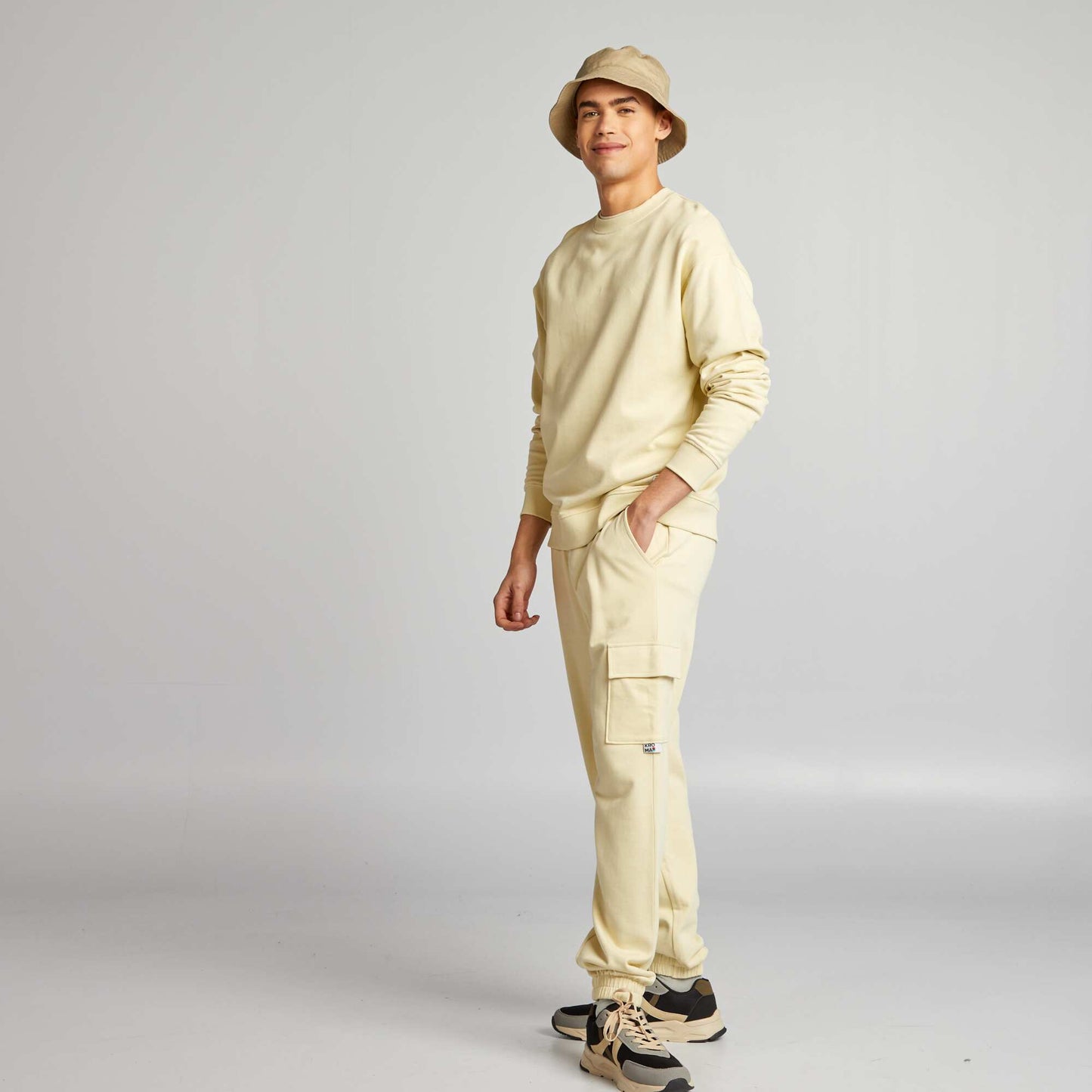 Sweat en molleton Beige