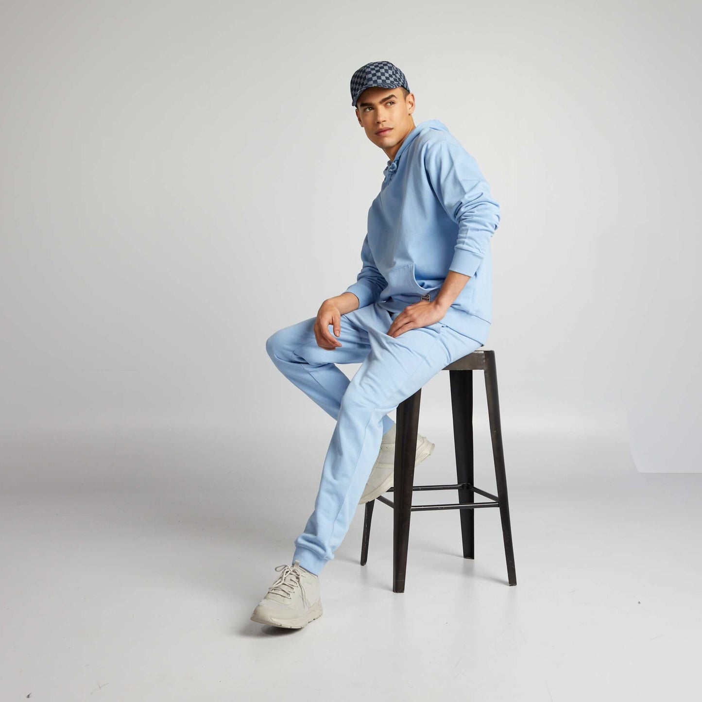 Sweat capuche Bleu