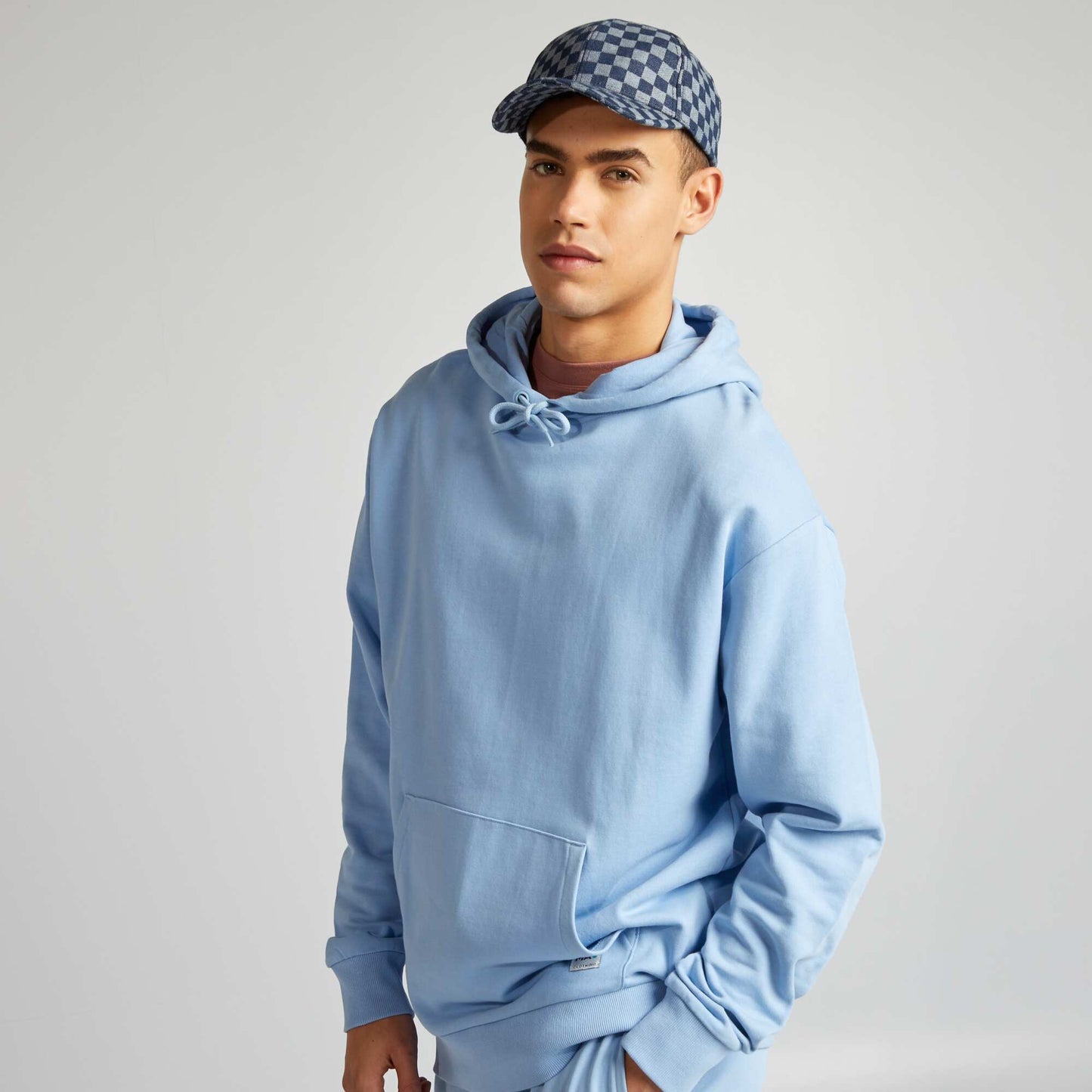 Sweat capuche Bleu