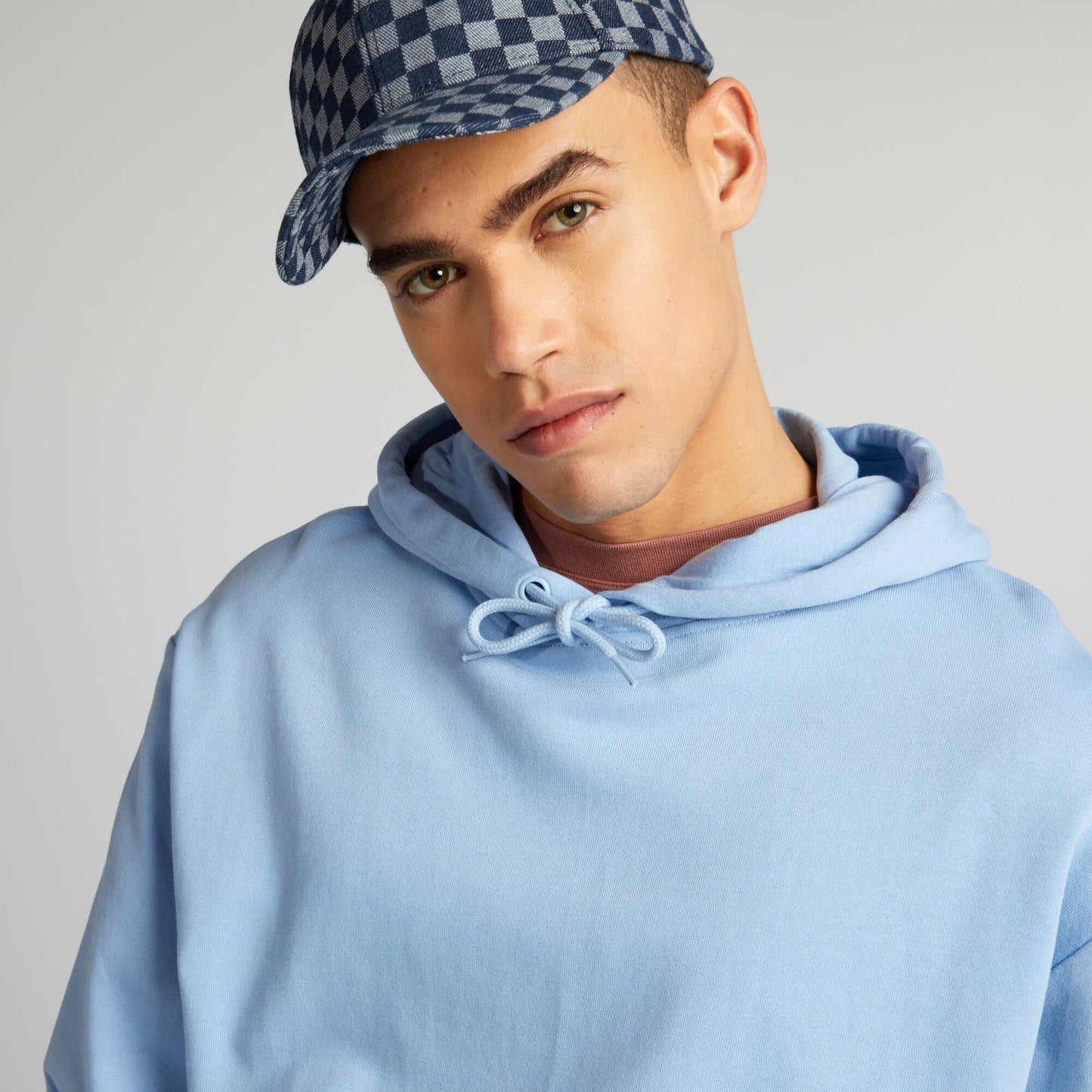 Sweat capuche Bleu