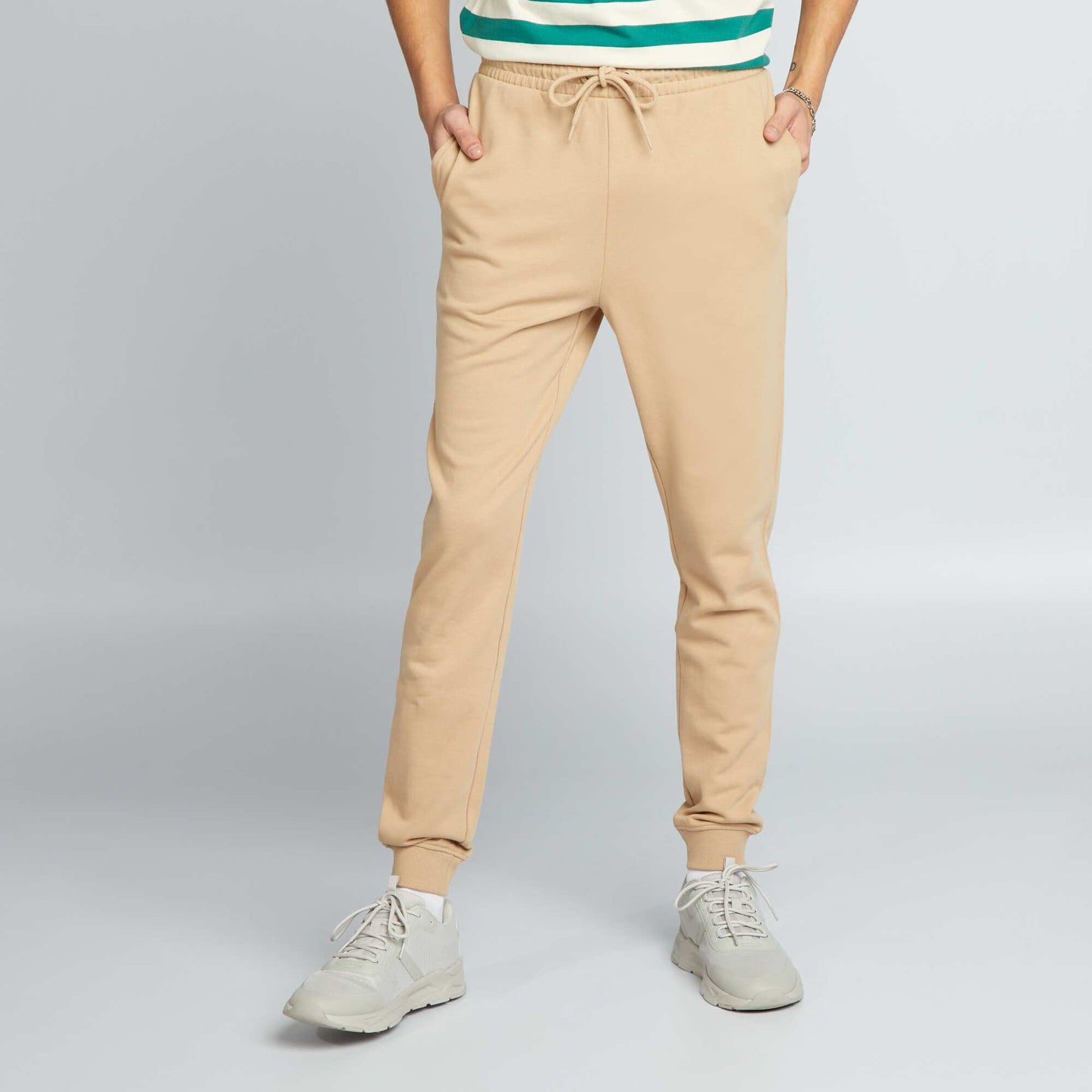 Jogging basique uni Beige