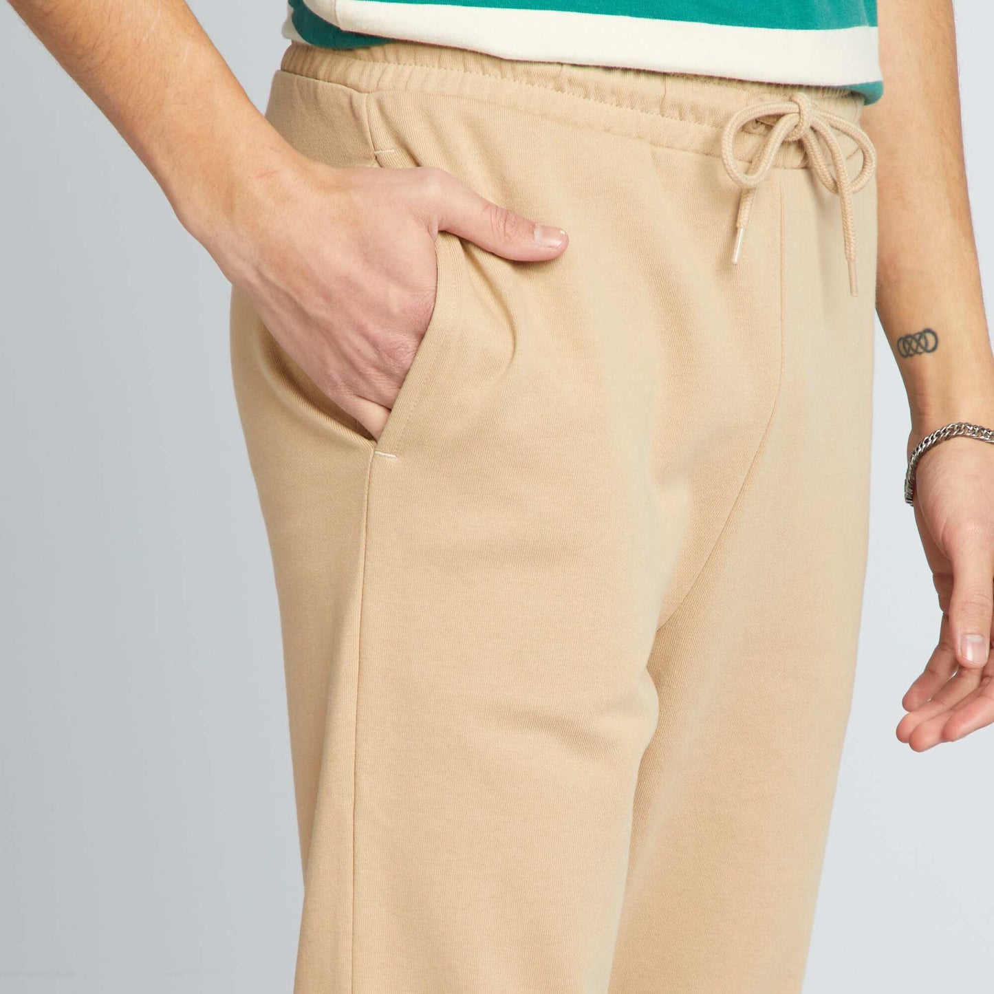 Jogging basique uni Beige