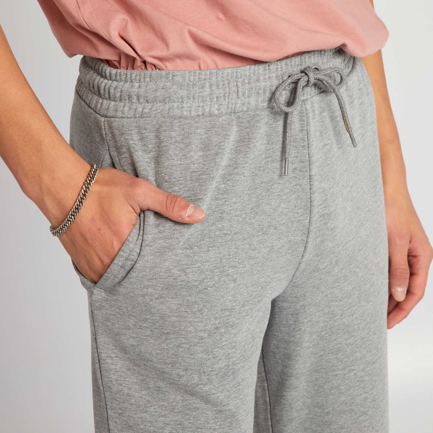Jogging basique uni Gris
