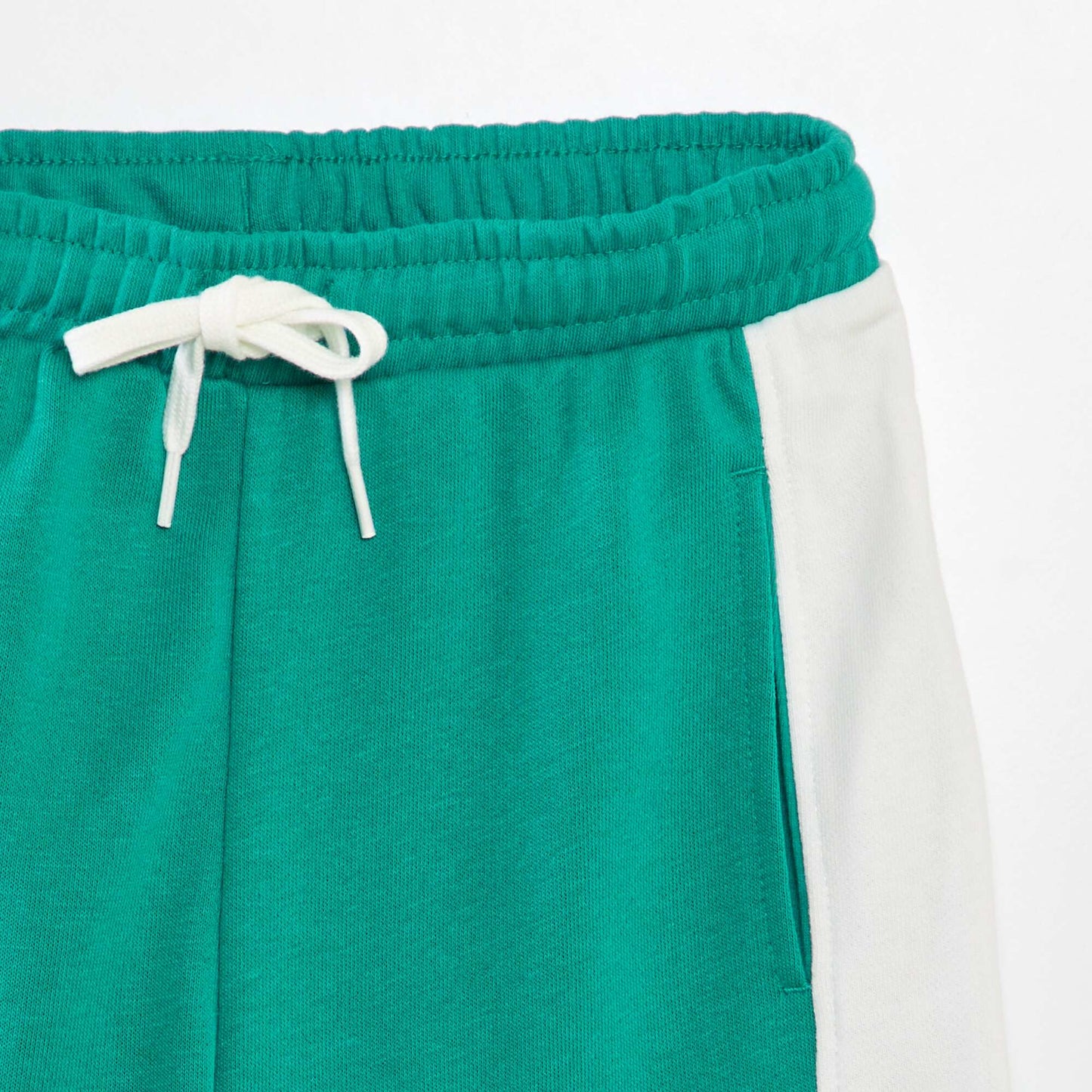 Short en molleton fin Vert