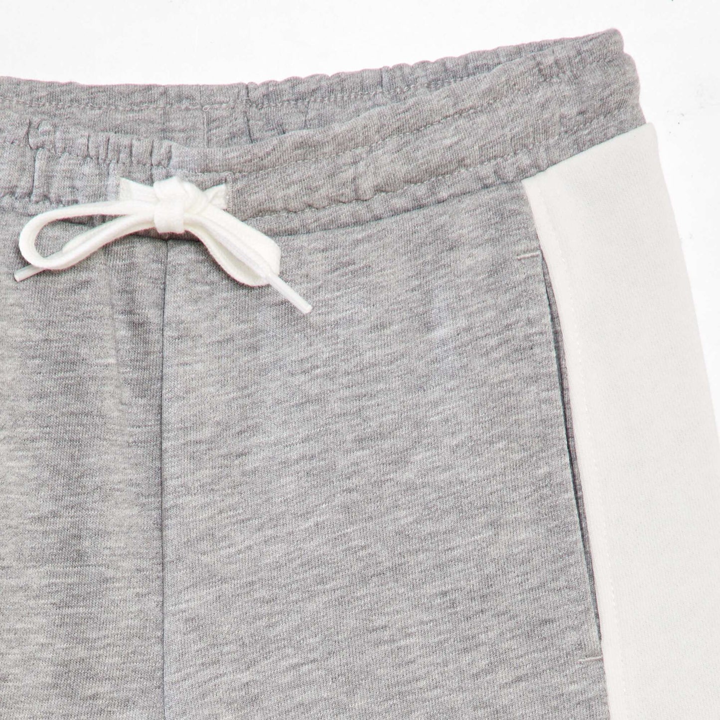 Short en molleton fin Gris