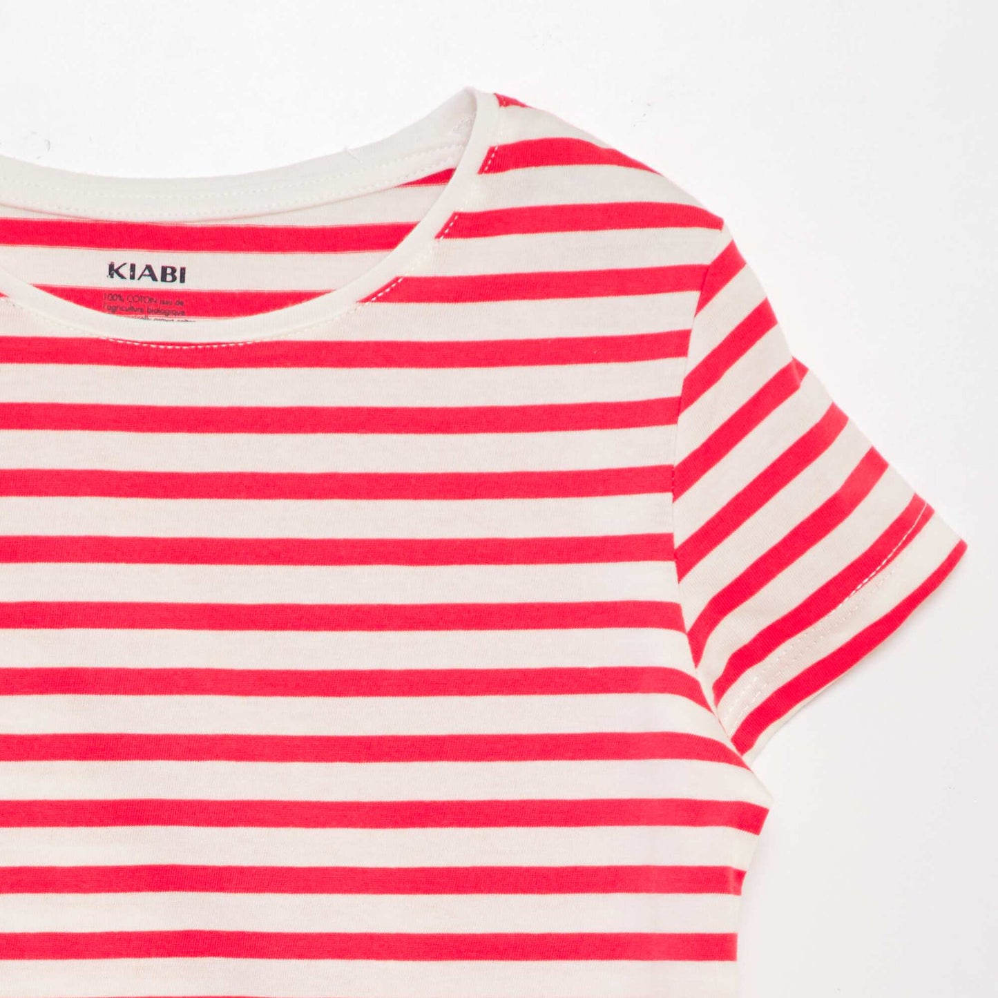 T-shirt imprim marini re Rouge