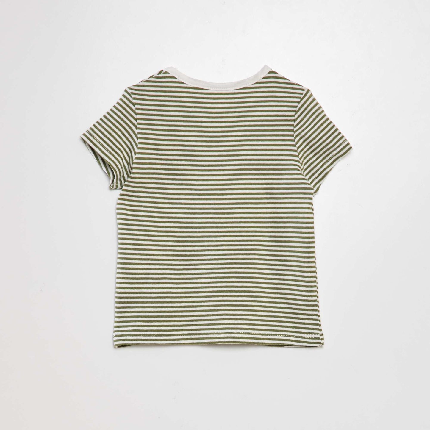 Tee-shirt paule boutonn e Kaki
