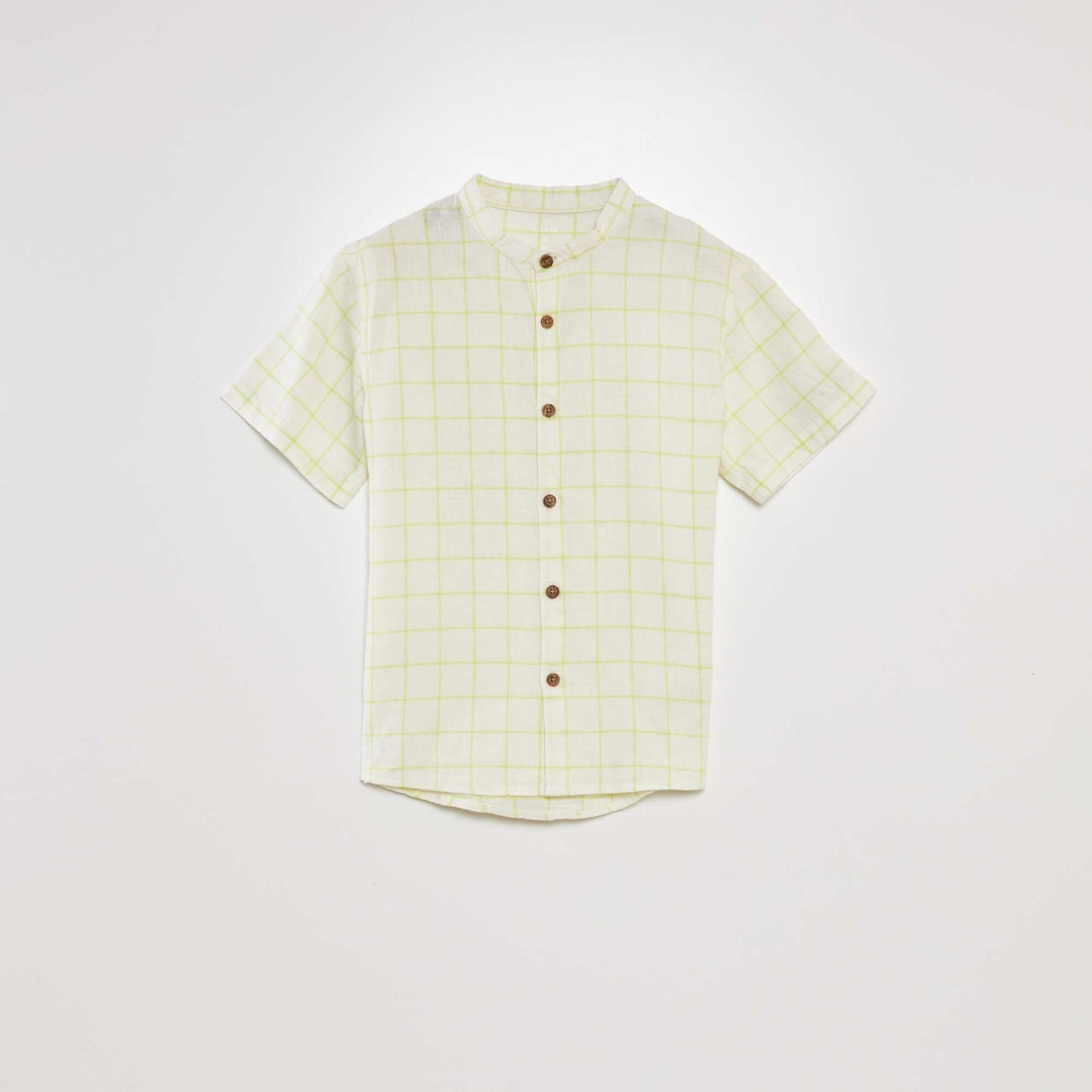 Chemise col mao Beige