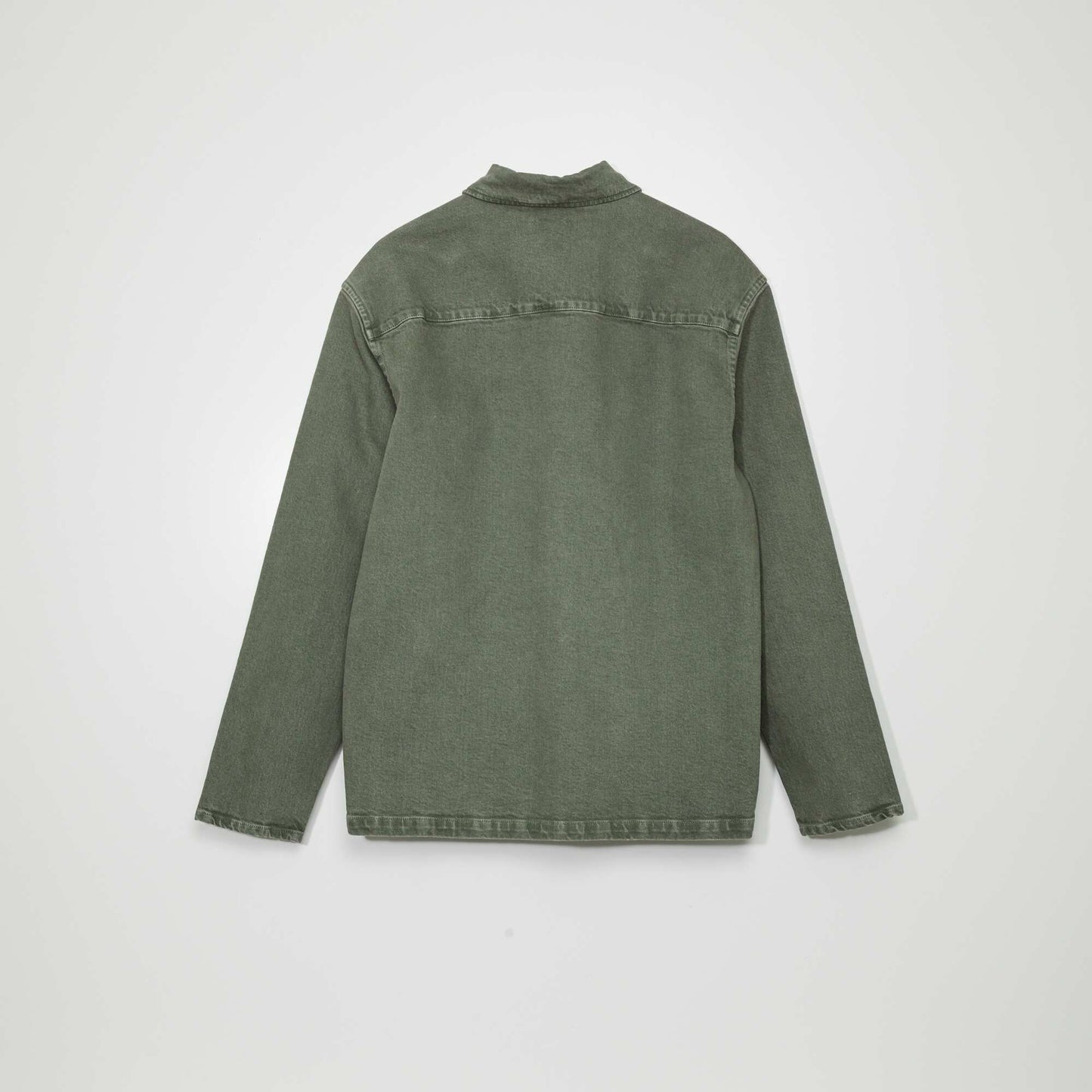 Veste en jean avec poches Kaki