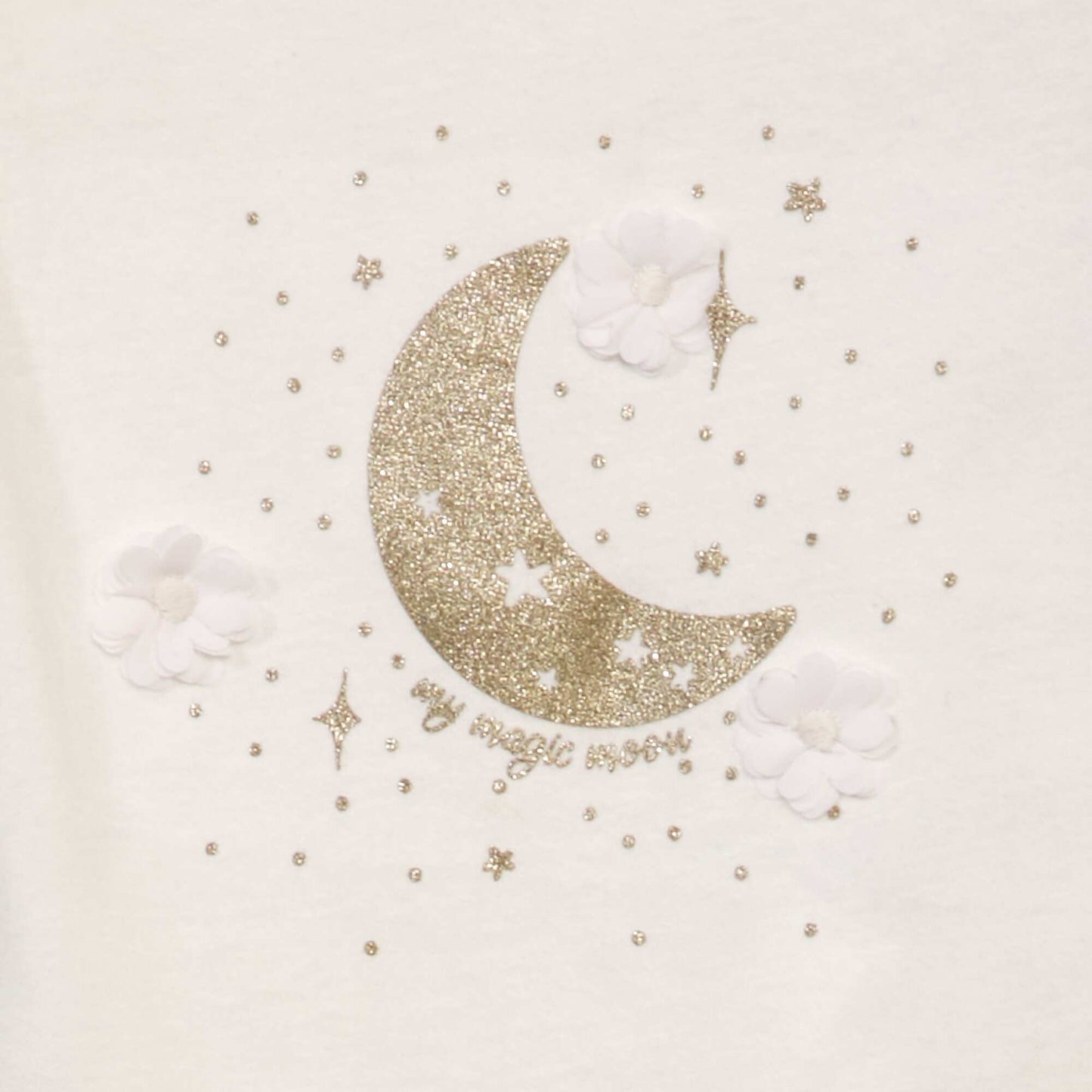 Tee-shirt manches courtes imprim Blanc
