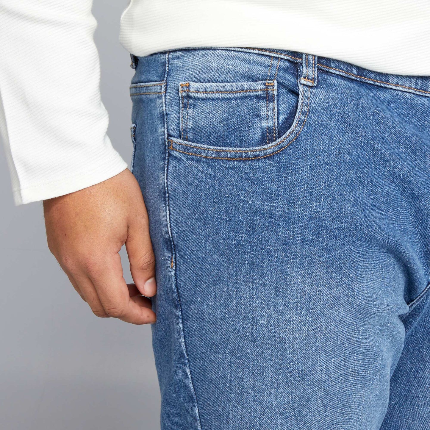 Jean slim 5 poches Bleu