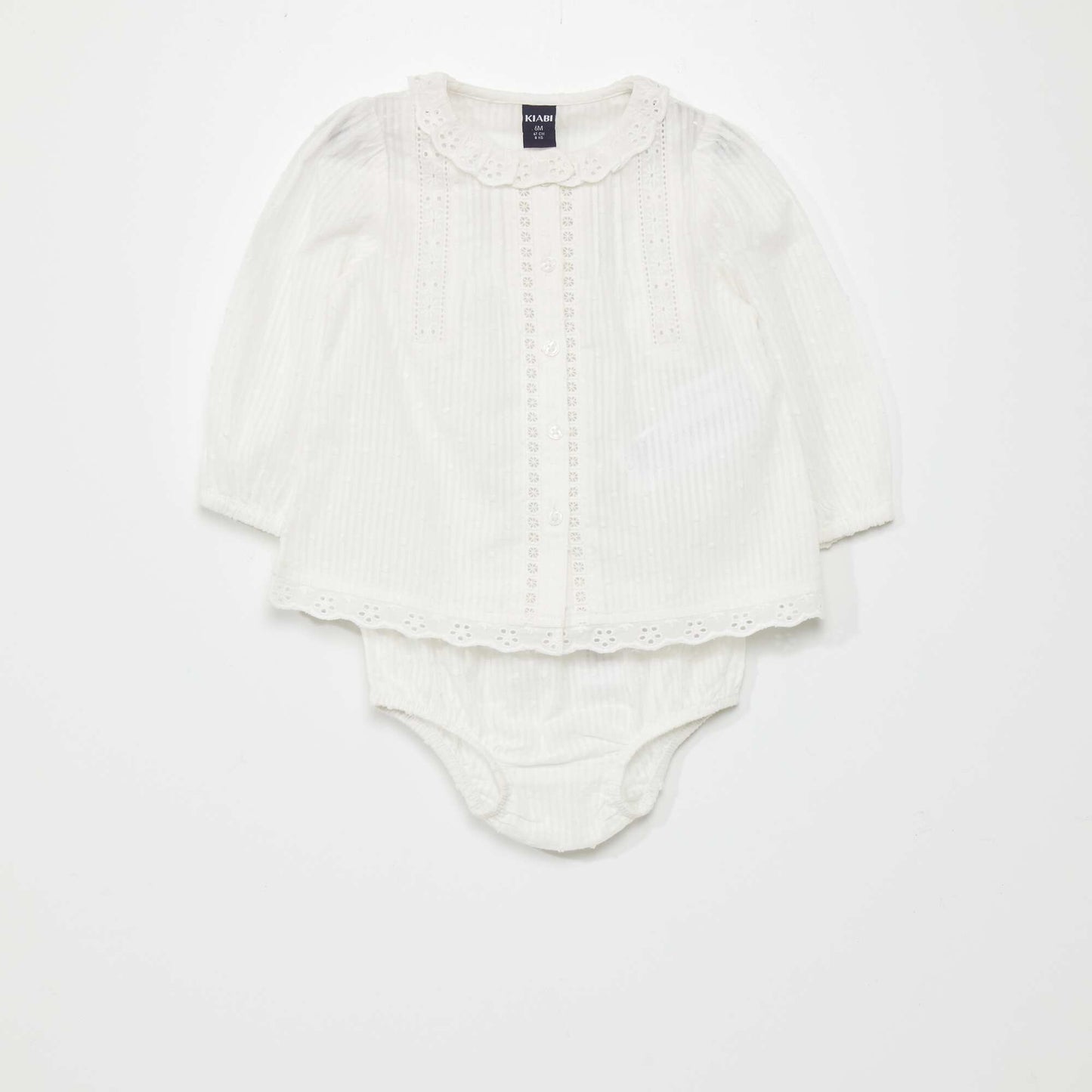 Ensemble de c r monie plumetis - 2 pi ces Beige