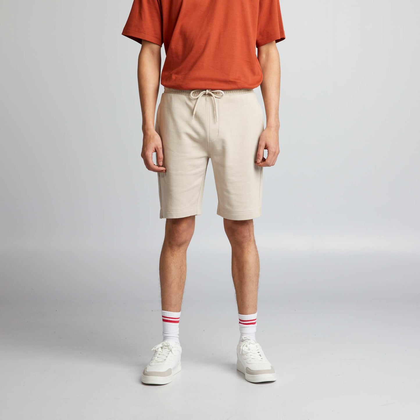 Short de sport Gris