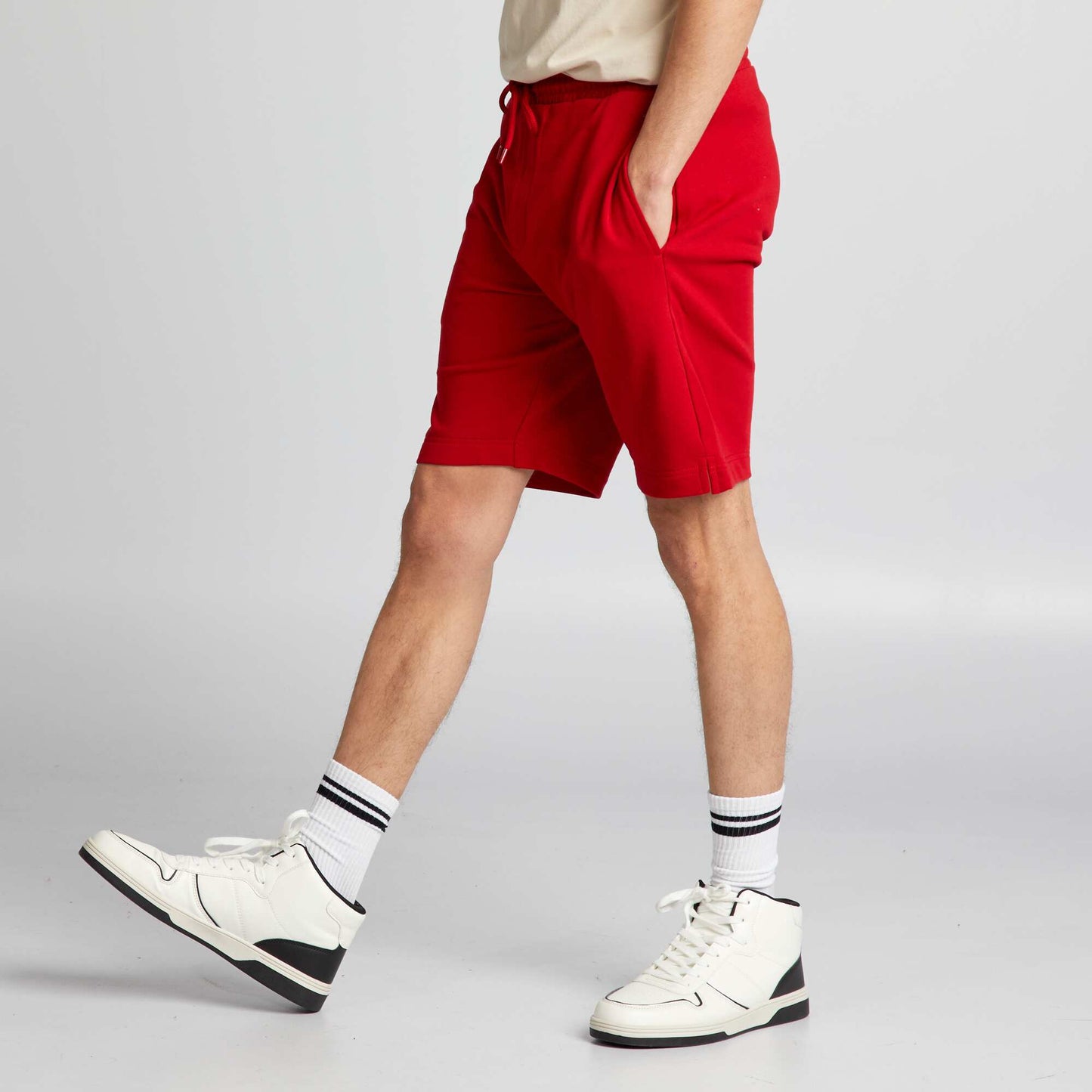 Short de sport Rouge