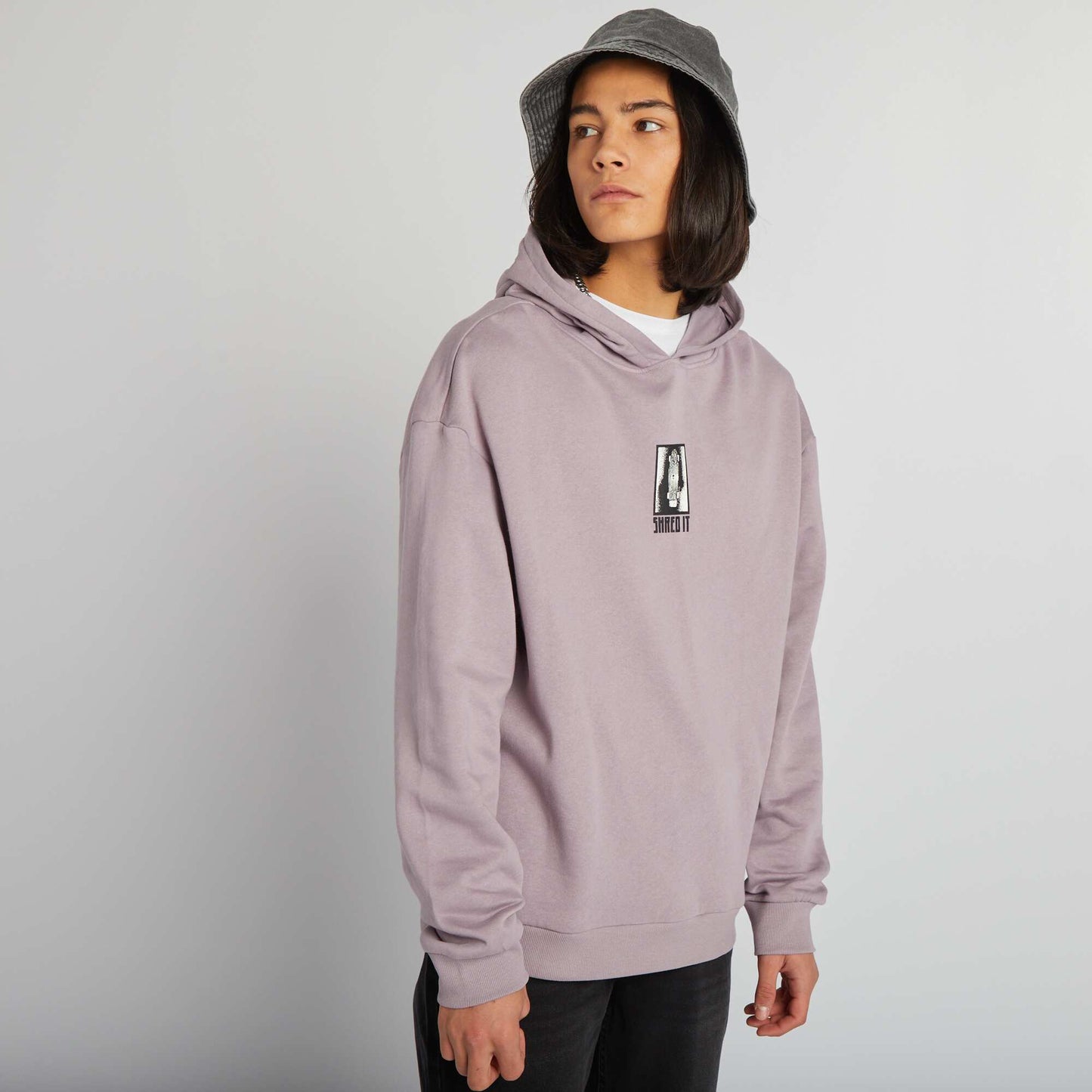 Sweat capuche Violet