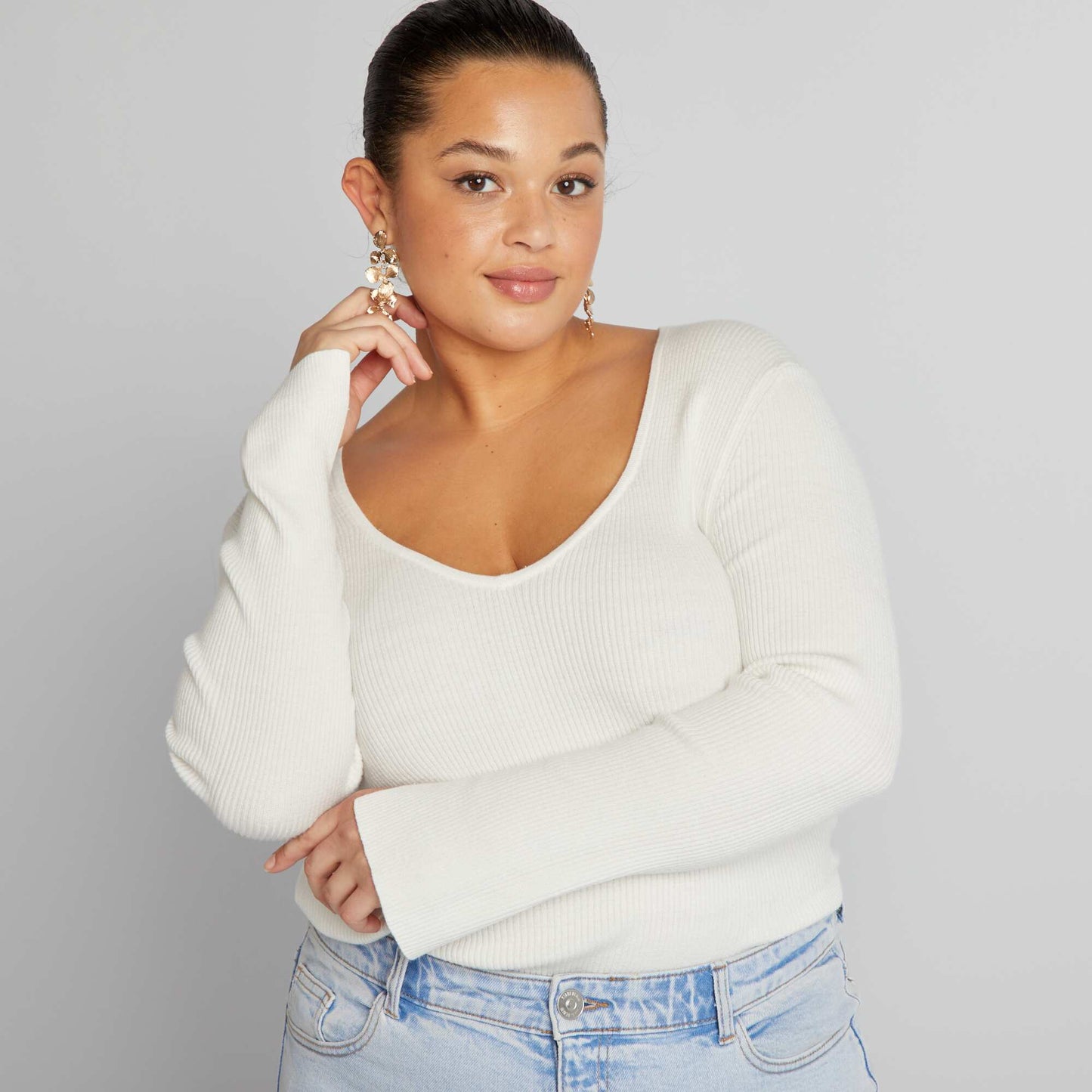 Pull c tel blanc