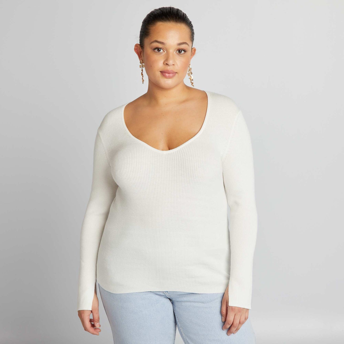 Pull c tel blanc