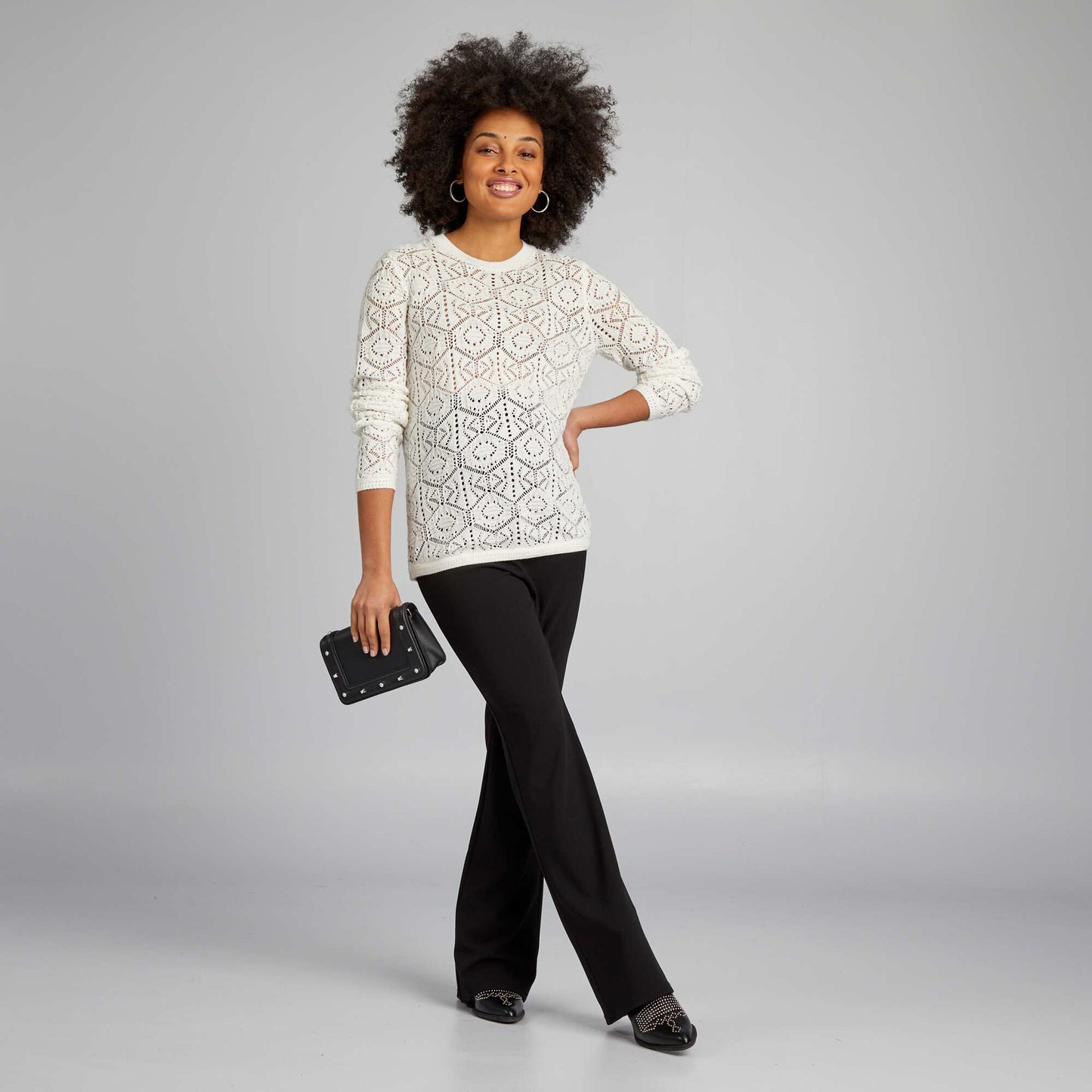 Pull de maternit blanc