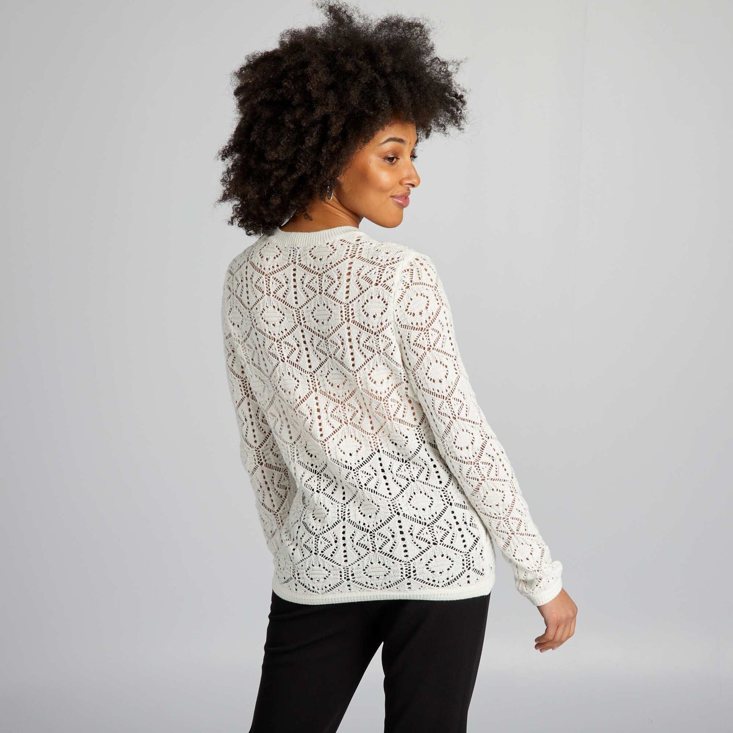 Pull de maternit blanc