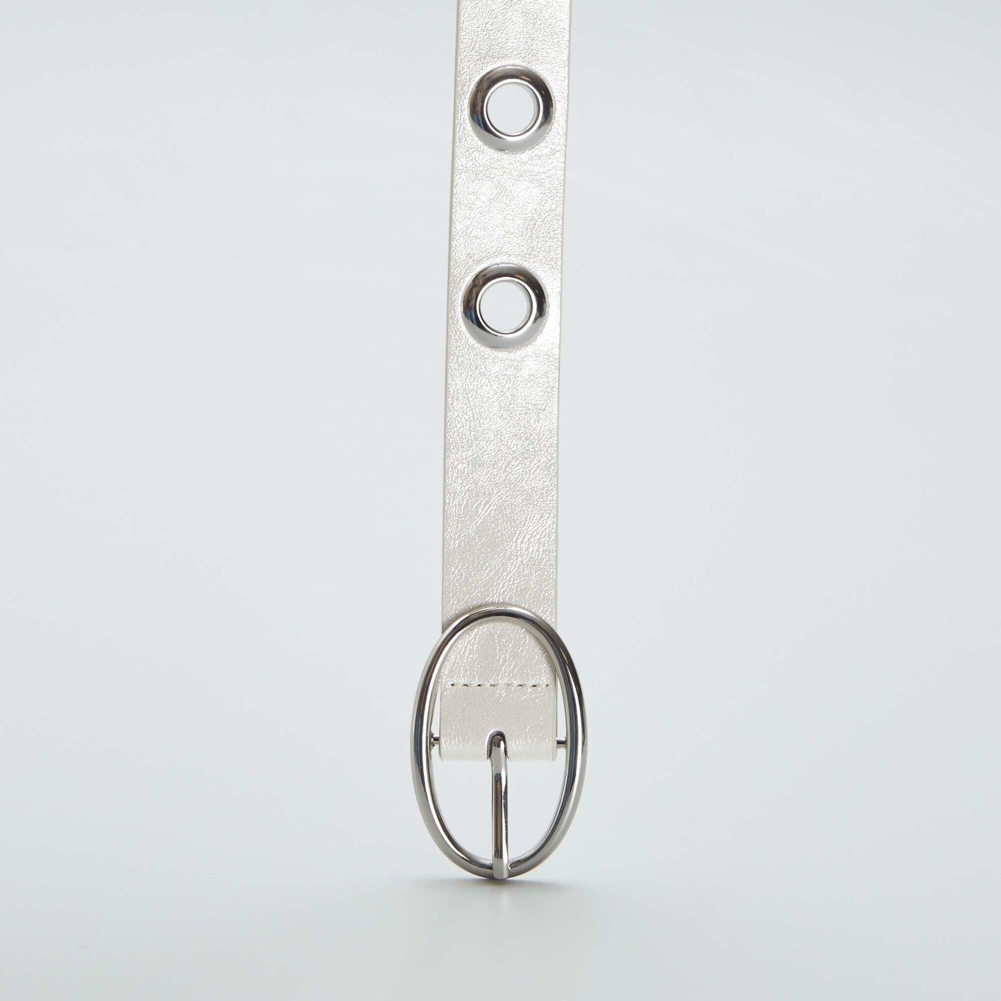 Ceinture m tallique illets Blanc