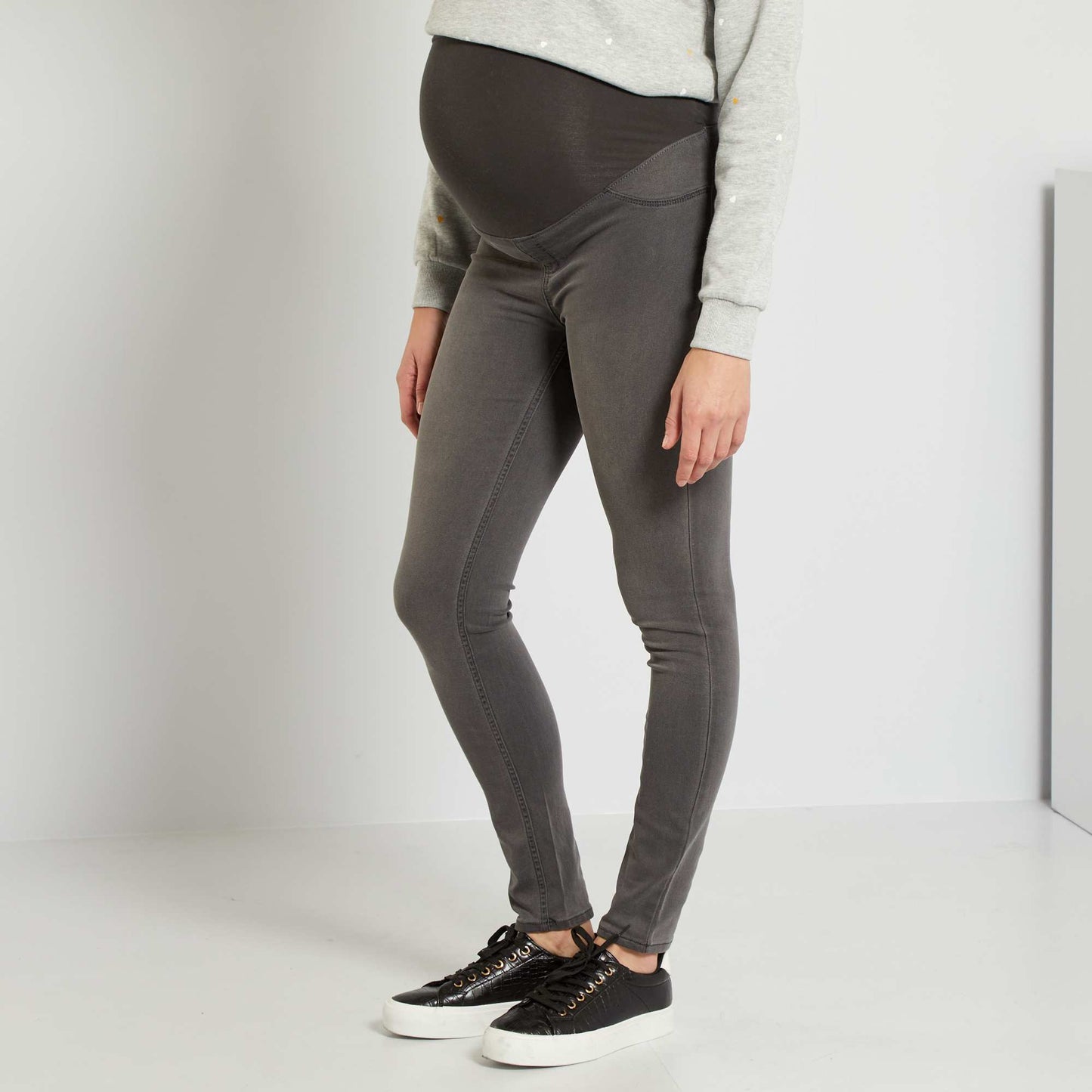 Jegging grossesse co-con u gris