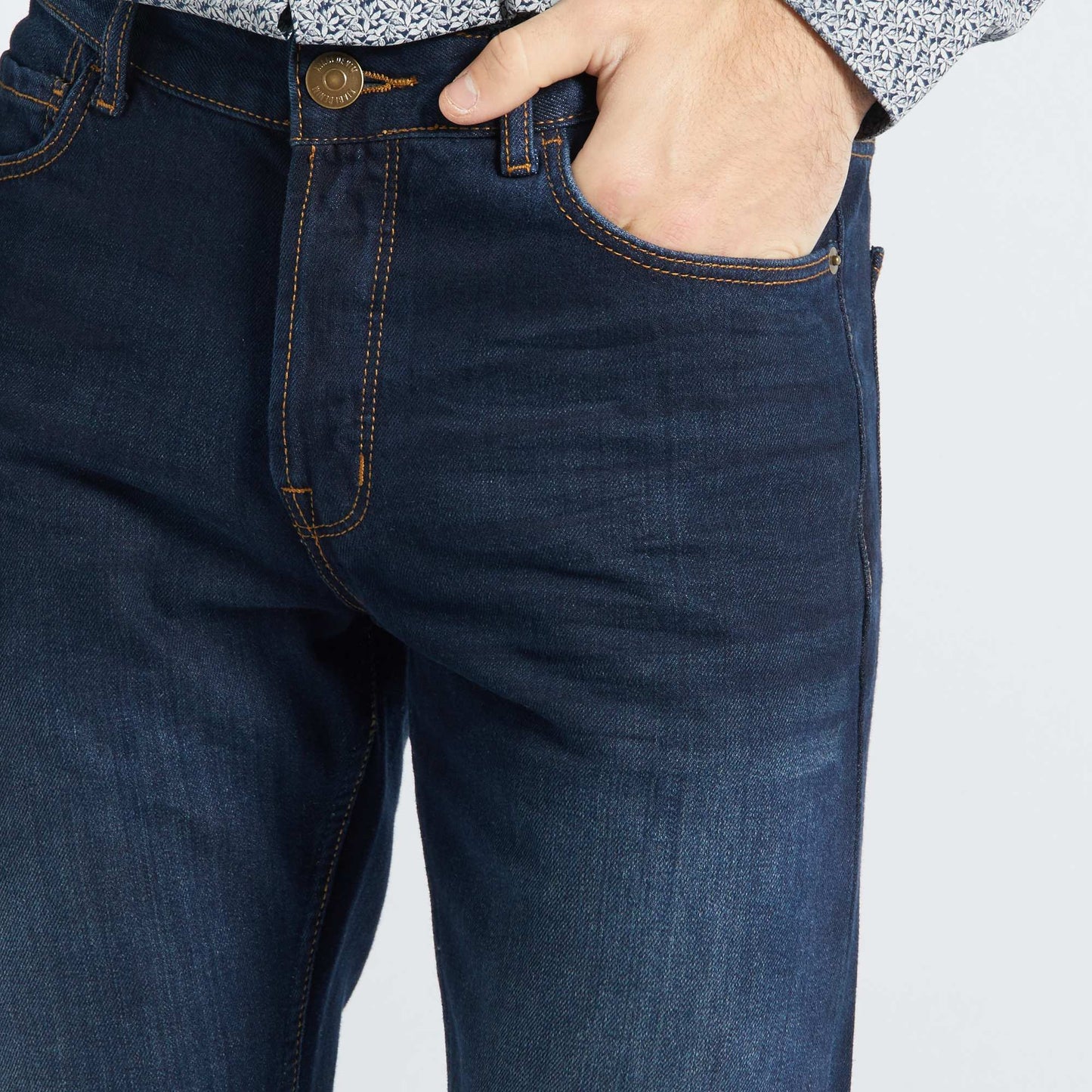 Jean regular - L32 bleu indigo