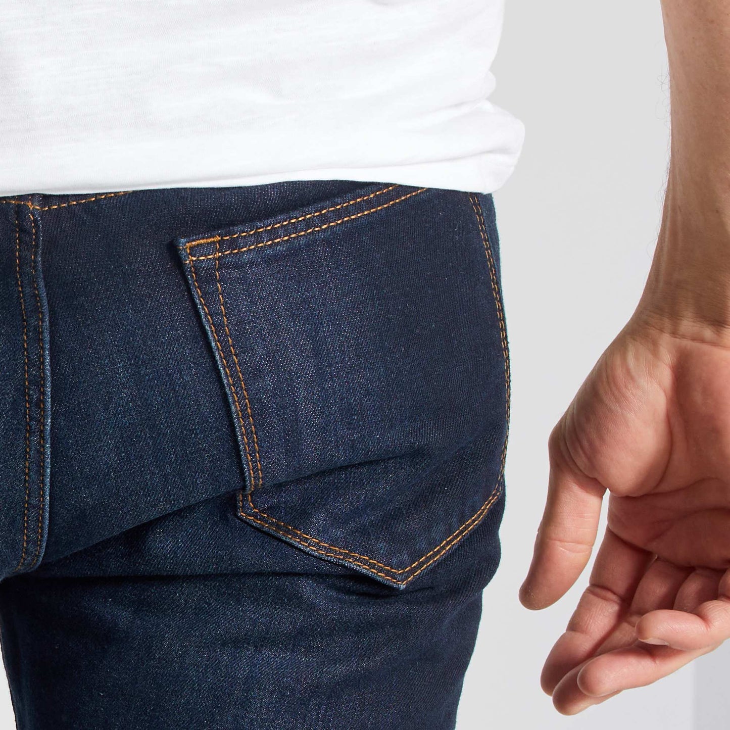Jean regular L34 bleu indigo