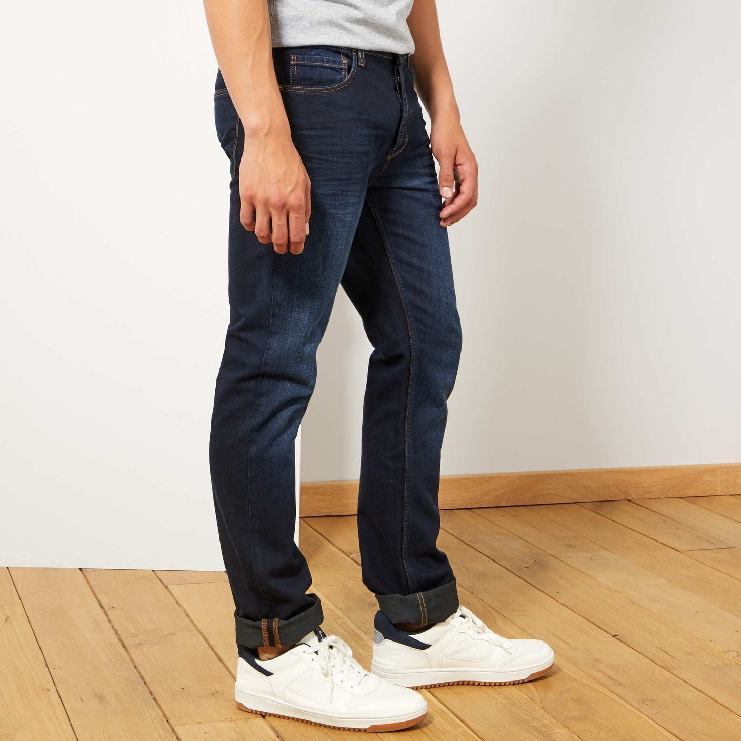 Jean regular L34 bleu indigo