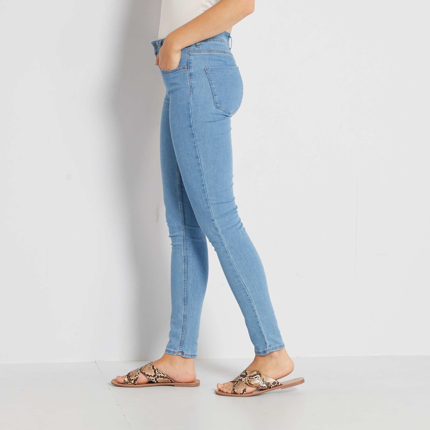 Jean skinny stretch double stone