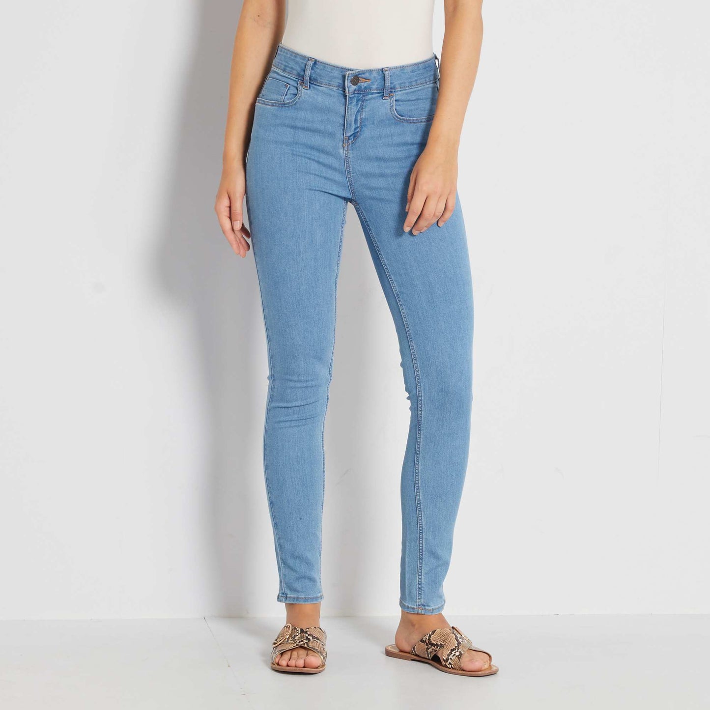 Jean skinny stretch double stone