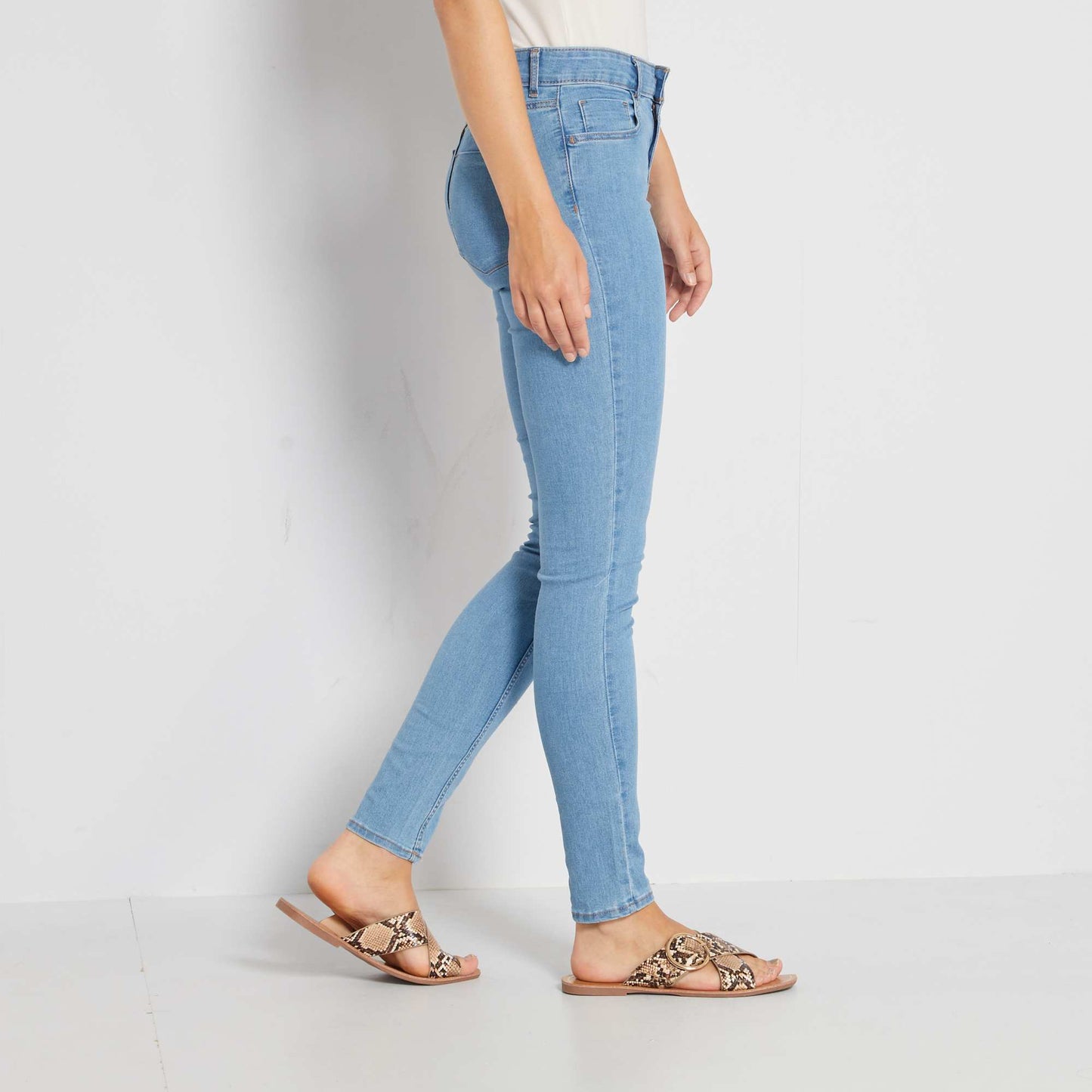 Jean skinny stretch double stone