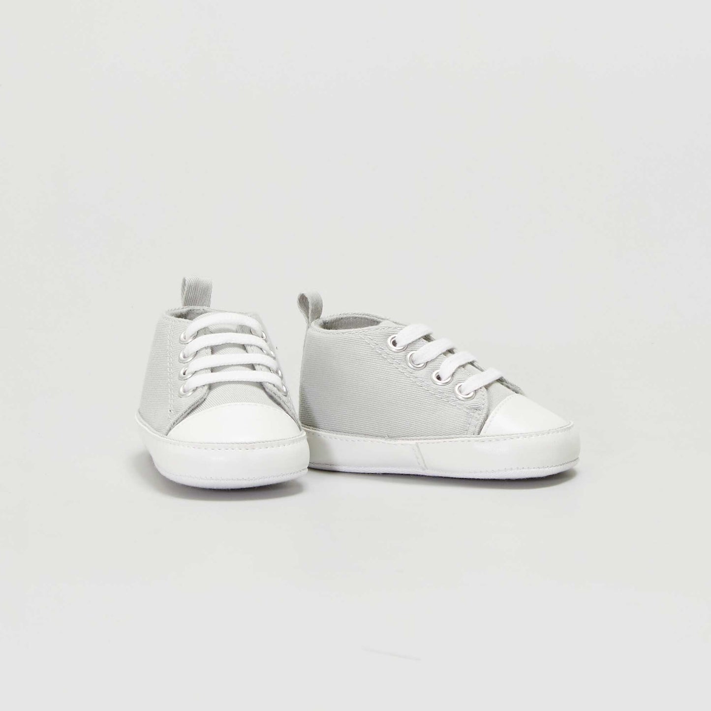 Baskets montantes en toile Gris bleu