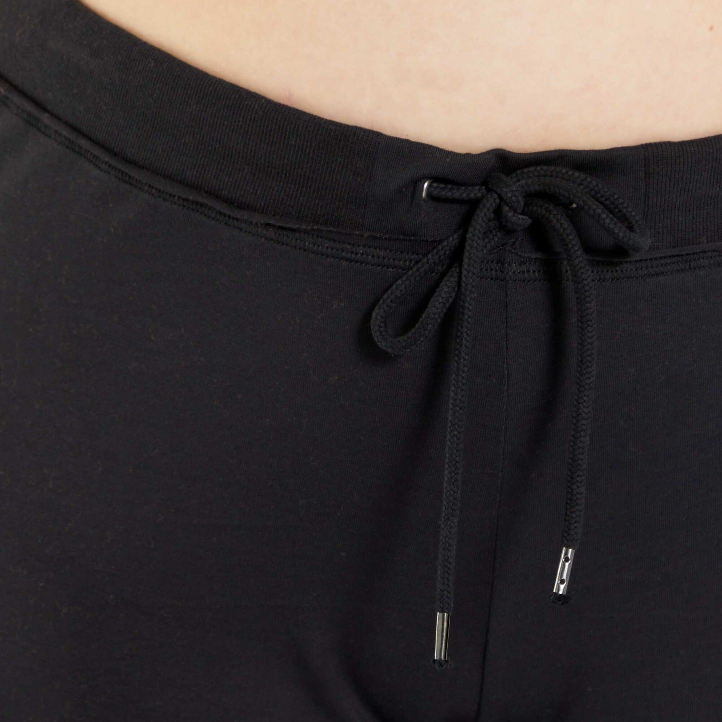 Pantalon de sport en maille fine jersey noir