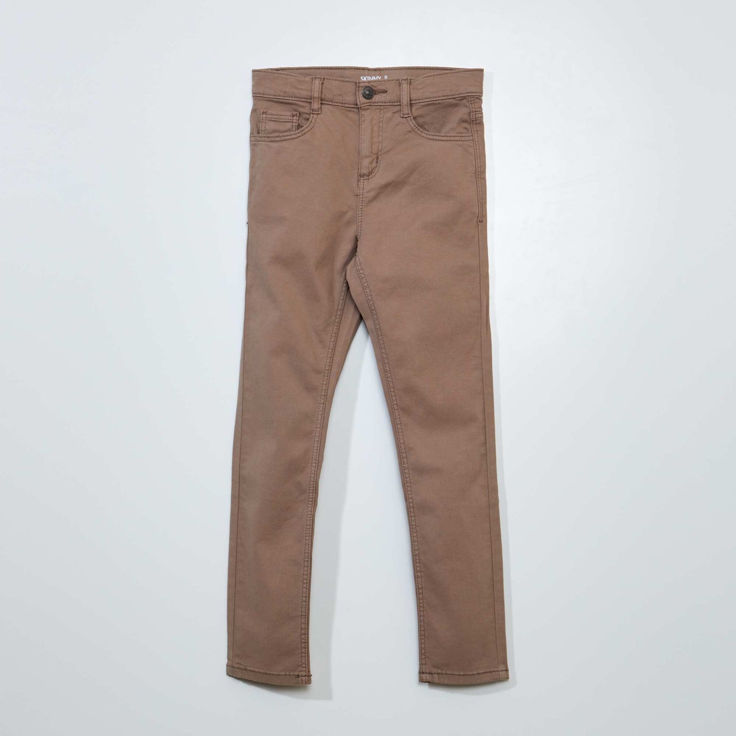Jean skinny 5 poches Beige