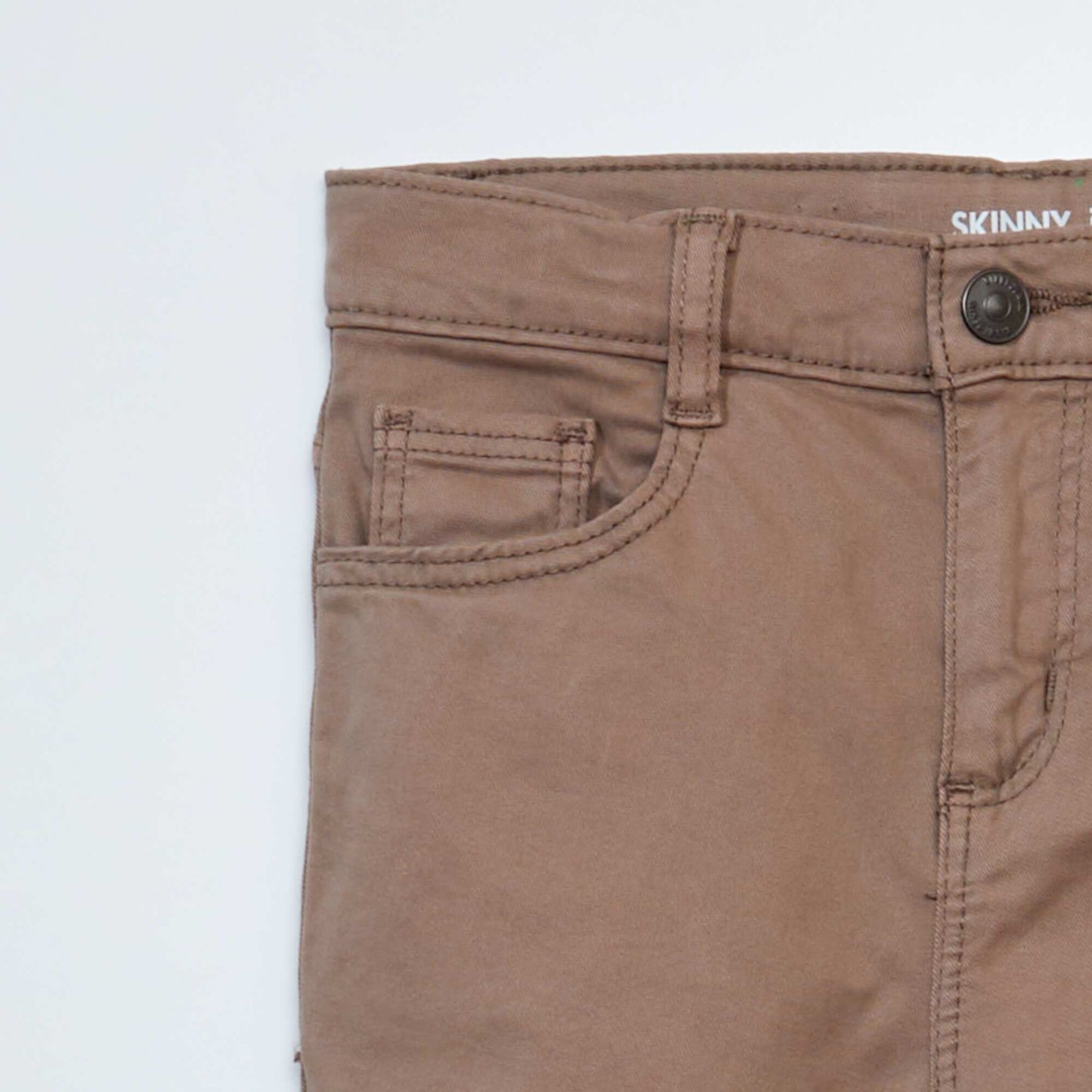 Jean skinny 5 poches Beige
