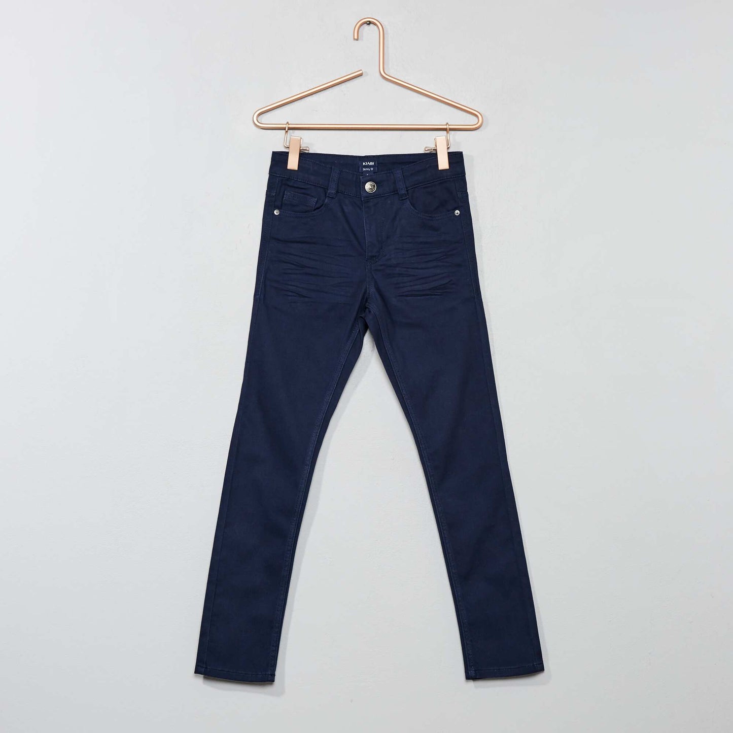 Pantalon skinny cinq poches marine