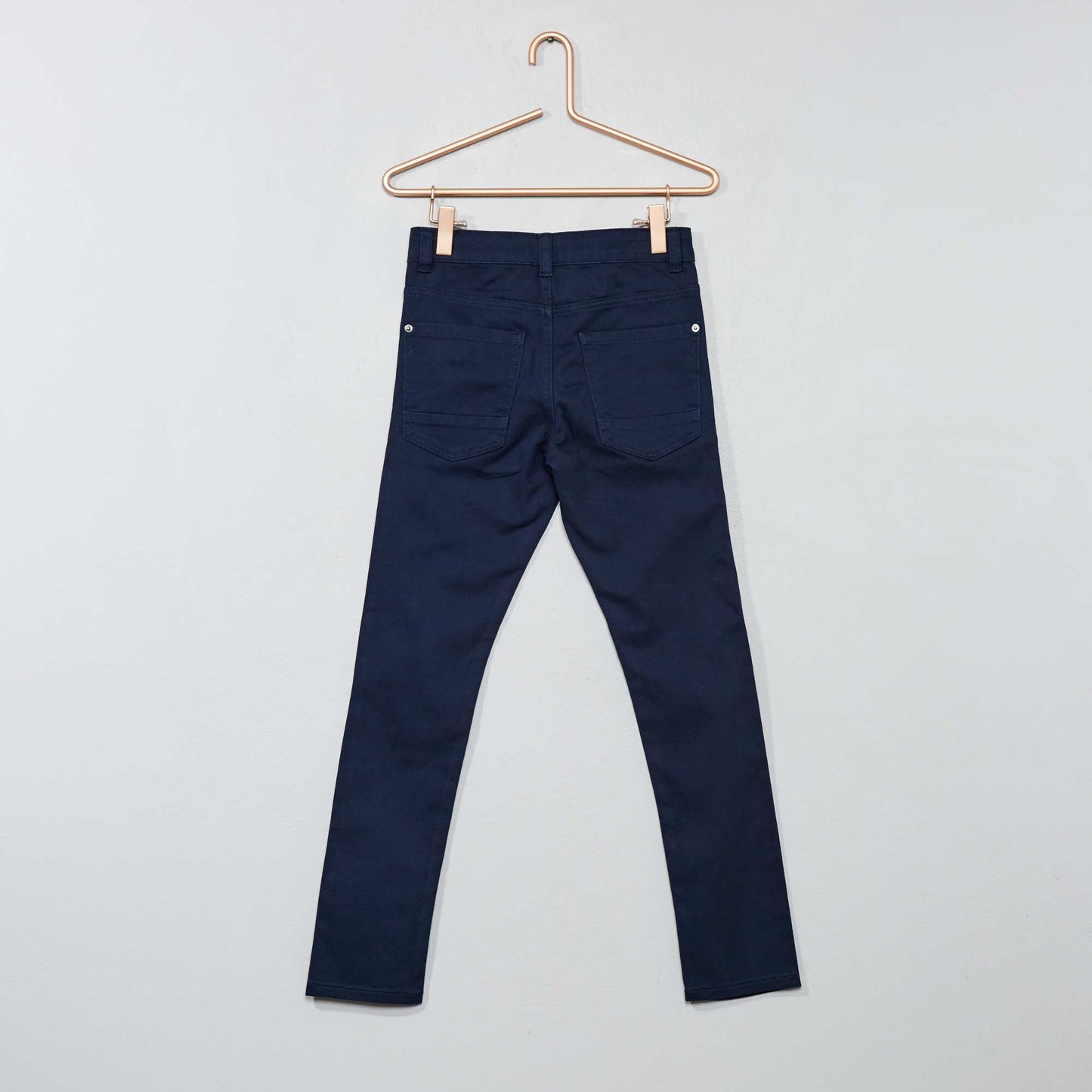 Pantalon skinny cinq poches marine