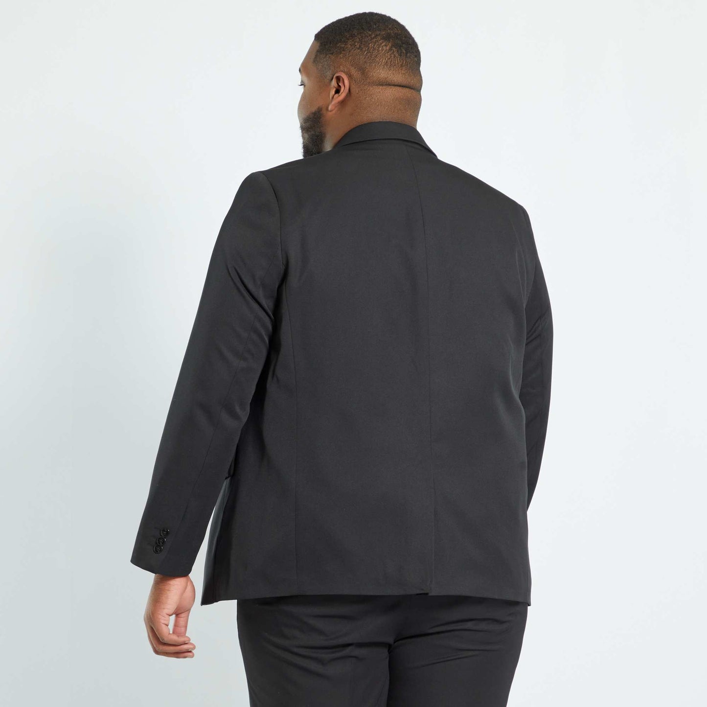 Veste de costume unie noir