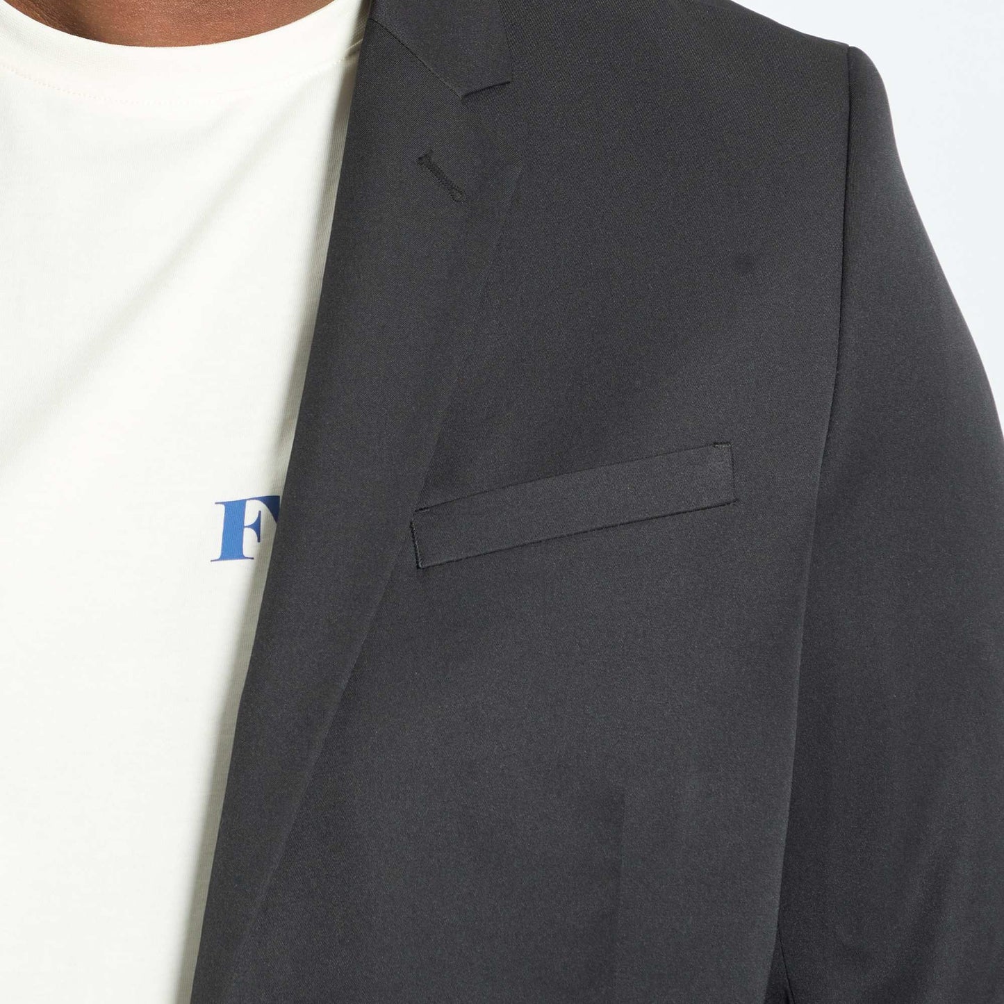 Veste de costume unie noir
