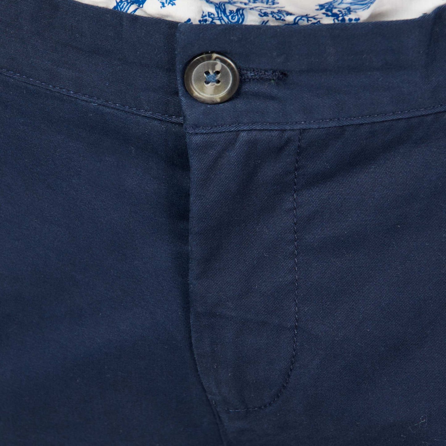 Pantalon chino slim bleu marine