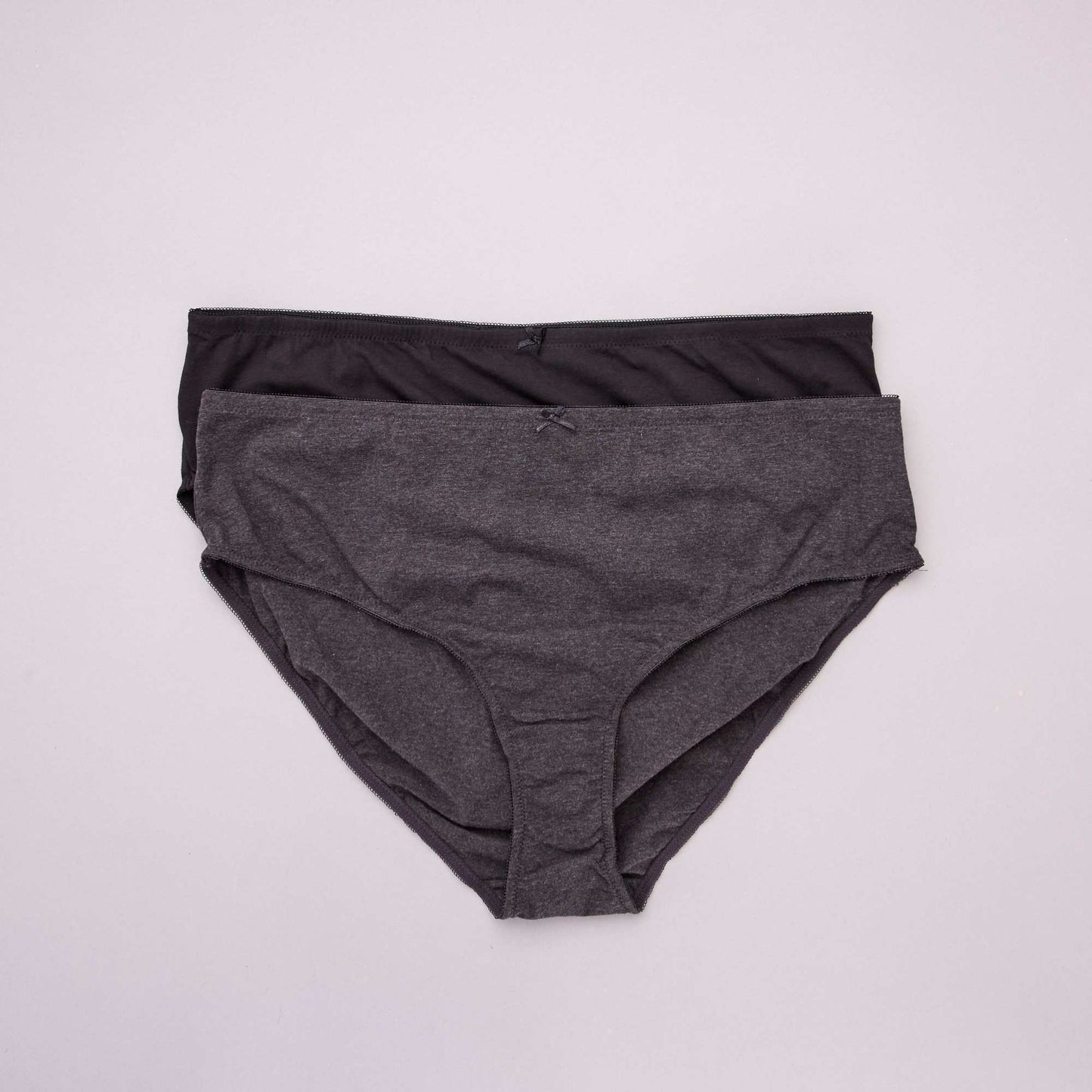 Lot de 2 culottes en coton noir