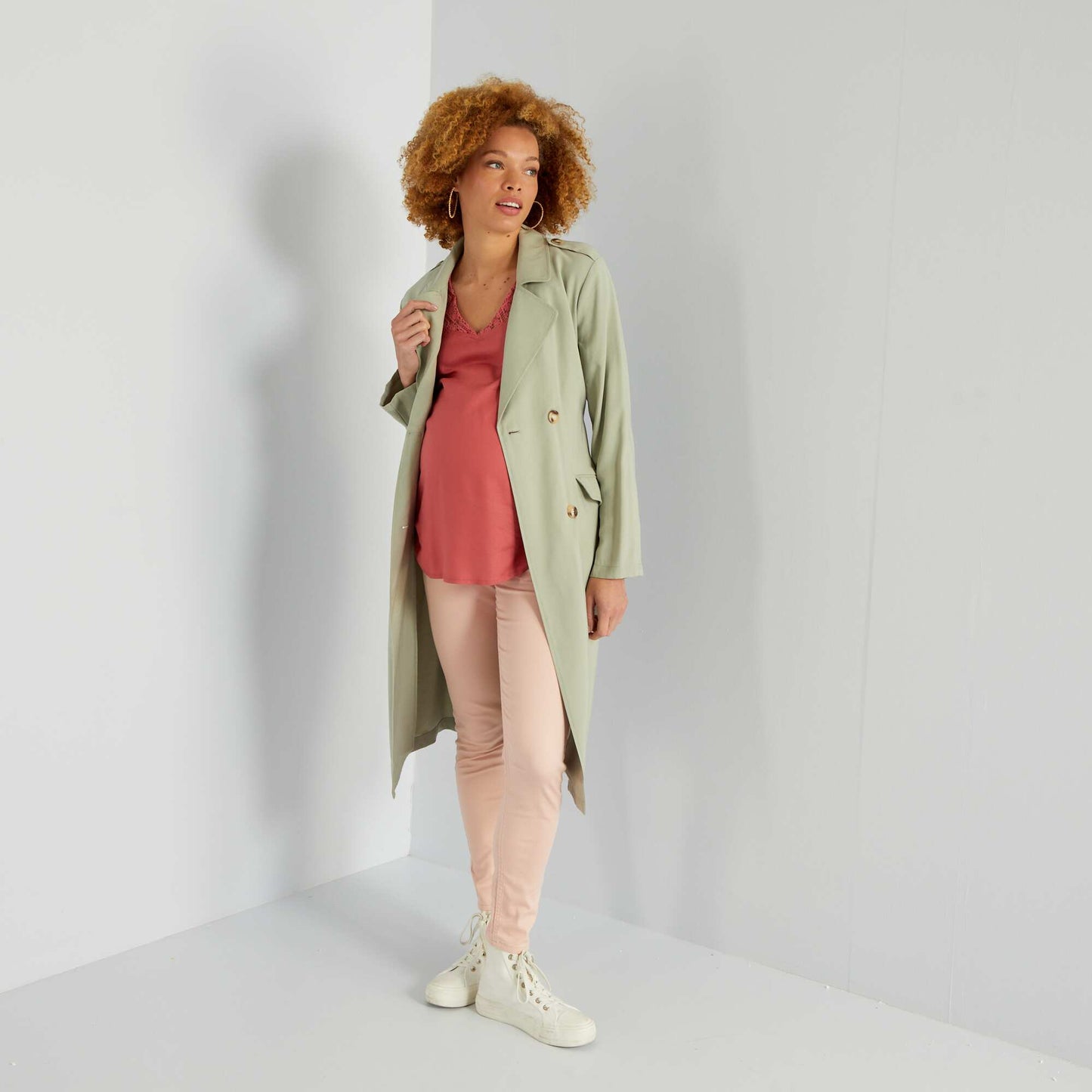 Pantalon skinny grossesse Rose